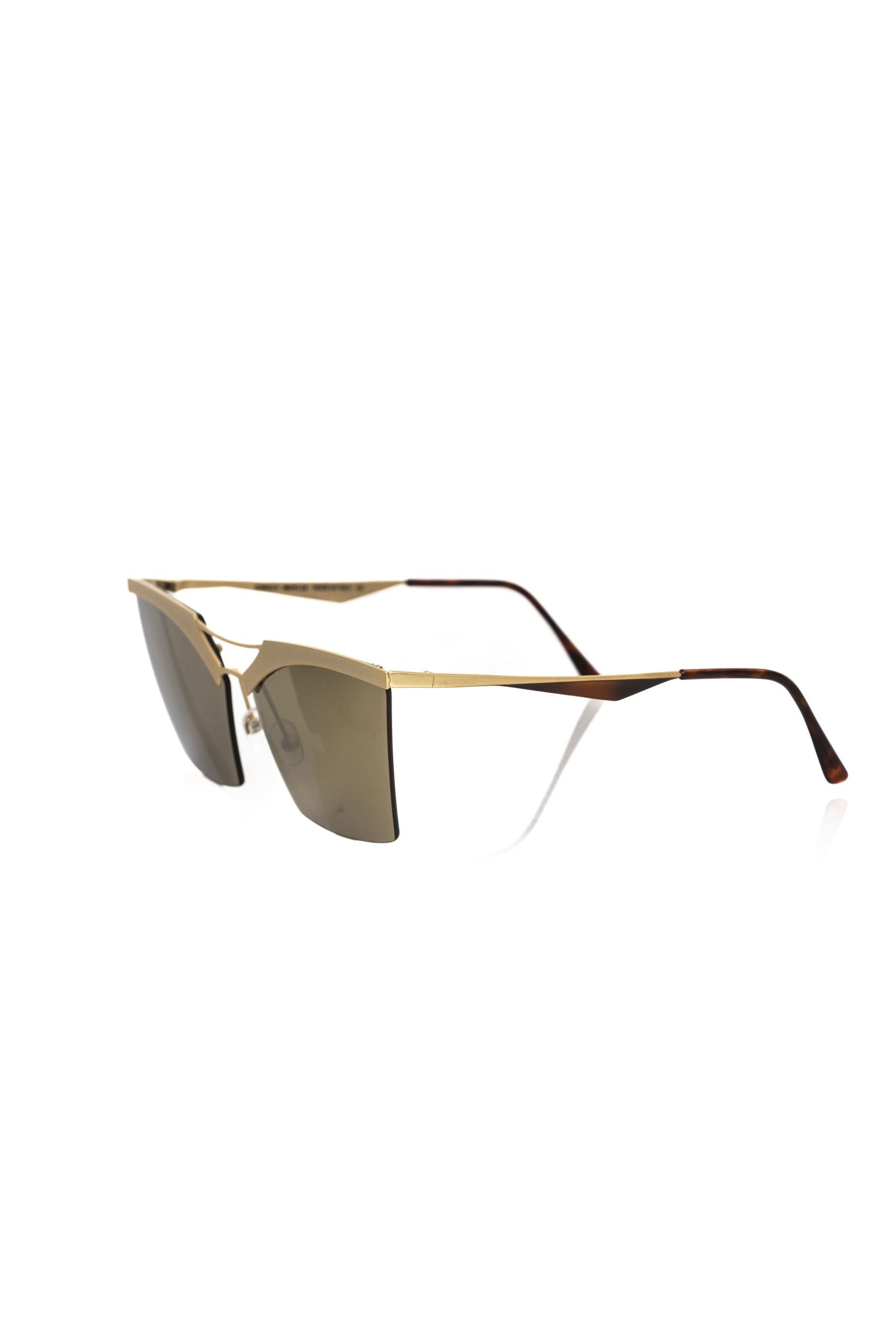 Frankie Morello Gold Metallic Fibre Sunglass