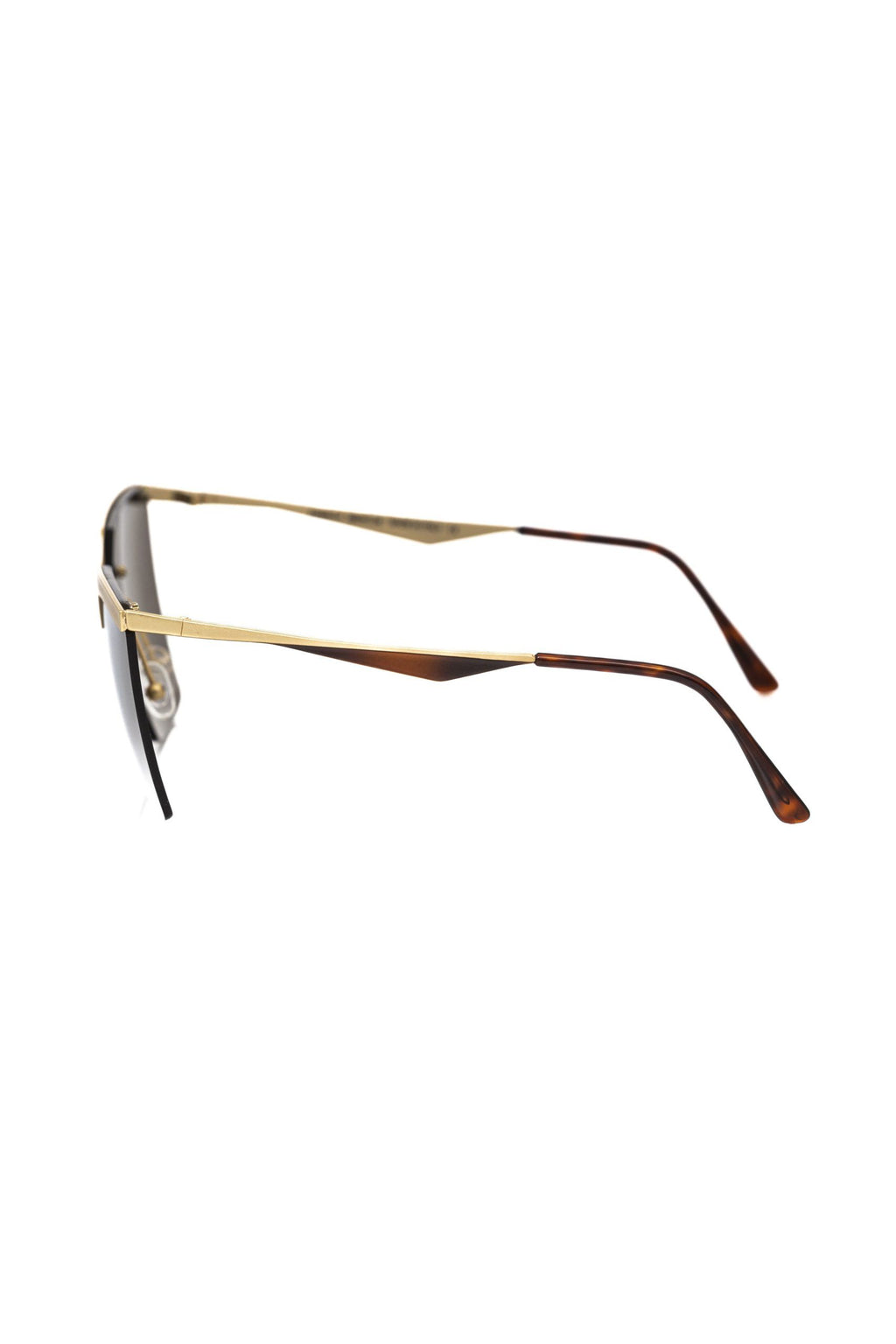 Frankie Morello Gold Metallic Fibre Sunglass