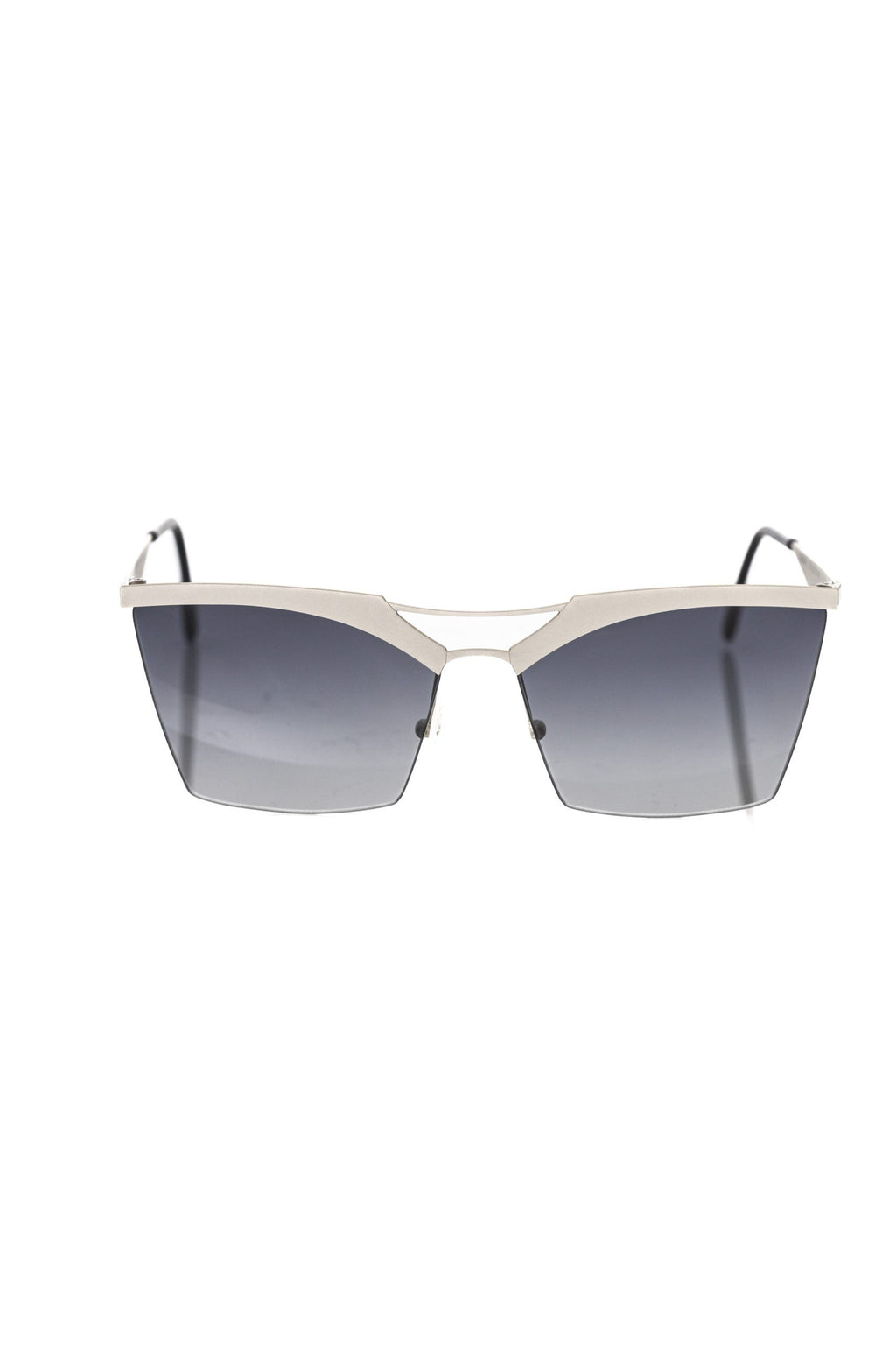 Frankie Morello Silver Metallic Fibre Sunglass