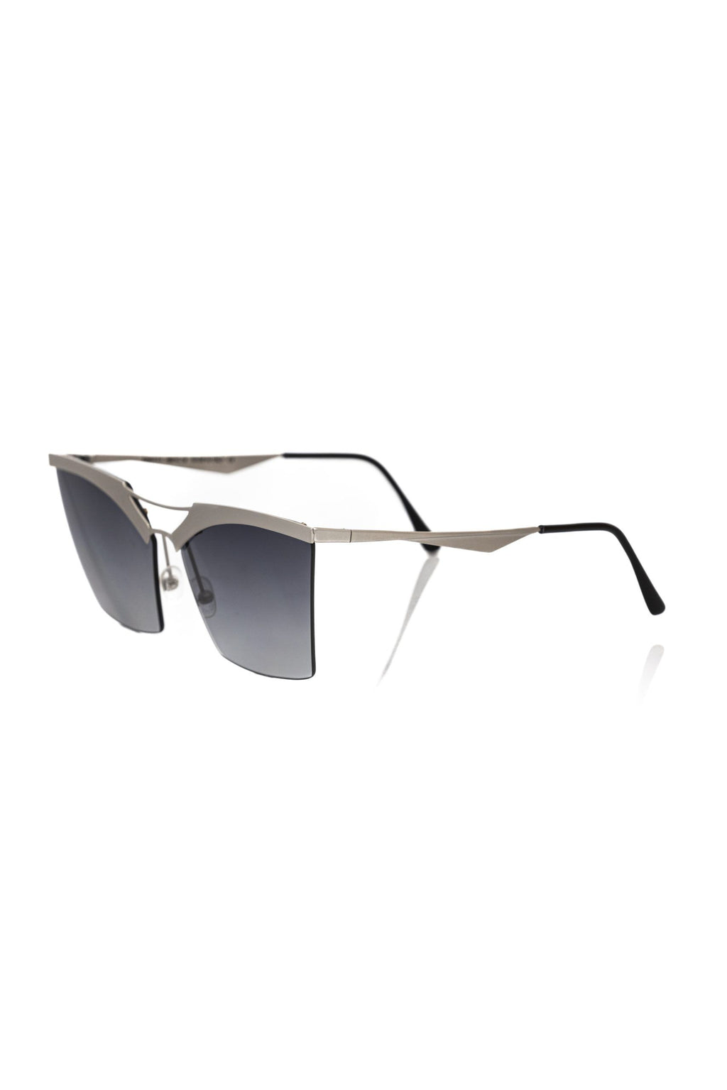 Frankie Morello Silver Metallic Fibre Sunglass