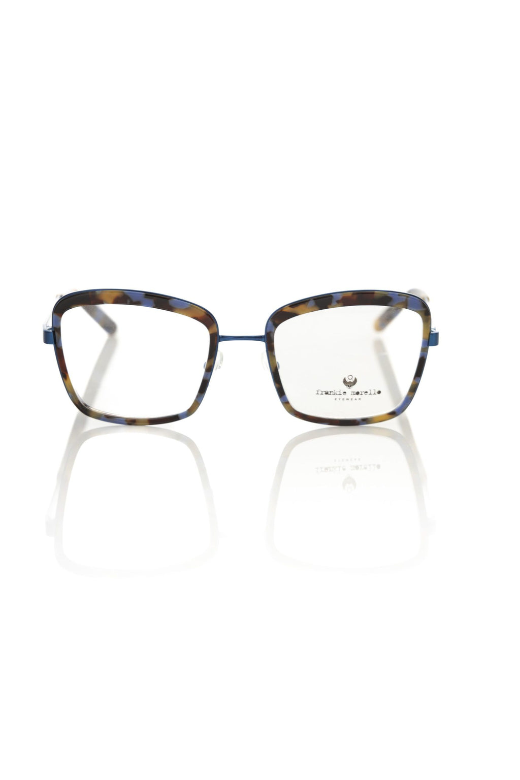 Frankie Morello Blue Metallic Fibre Glasses Frame
