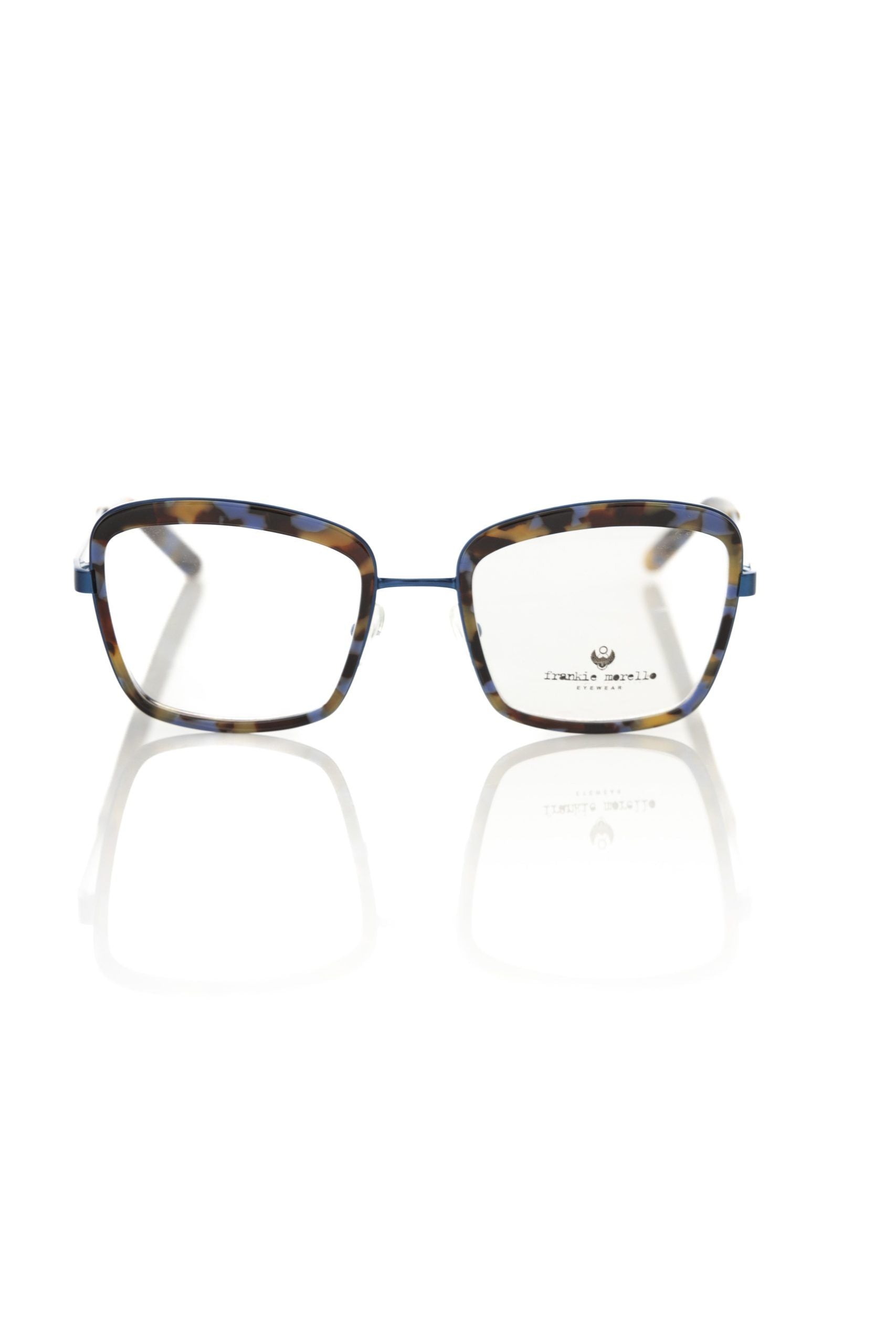 Frankie Morello Blue Metallic Women's Eyeglass Frame | Regal Royce