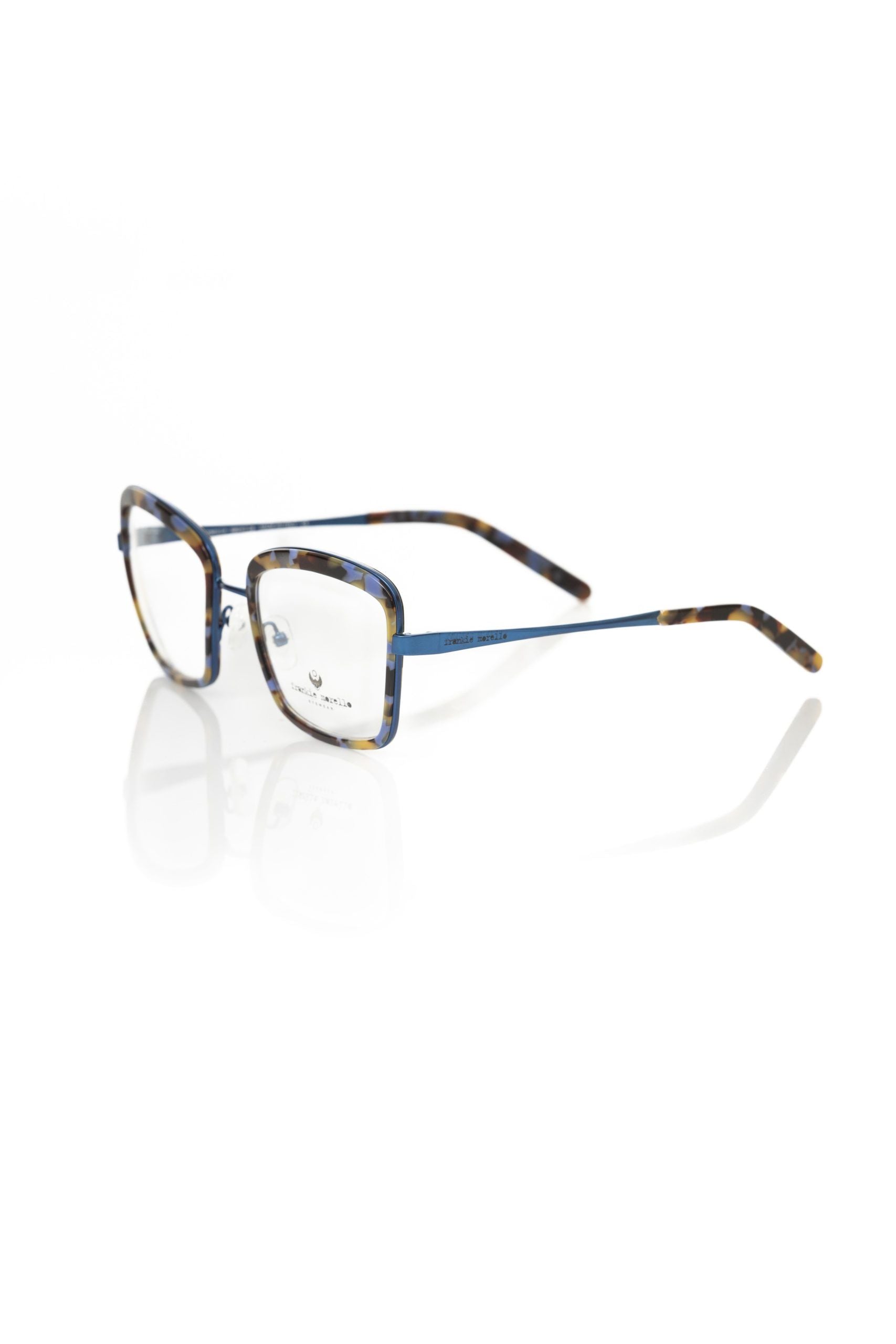 Frankie Morello Blue Metallic Women's Eyeglass Frame | Regal Royce