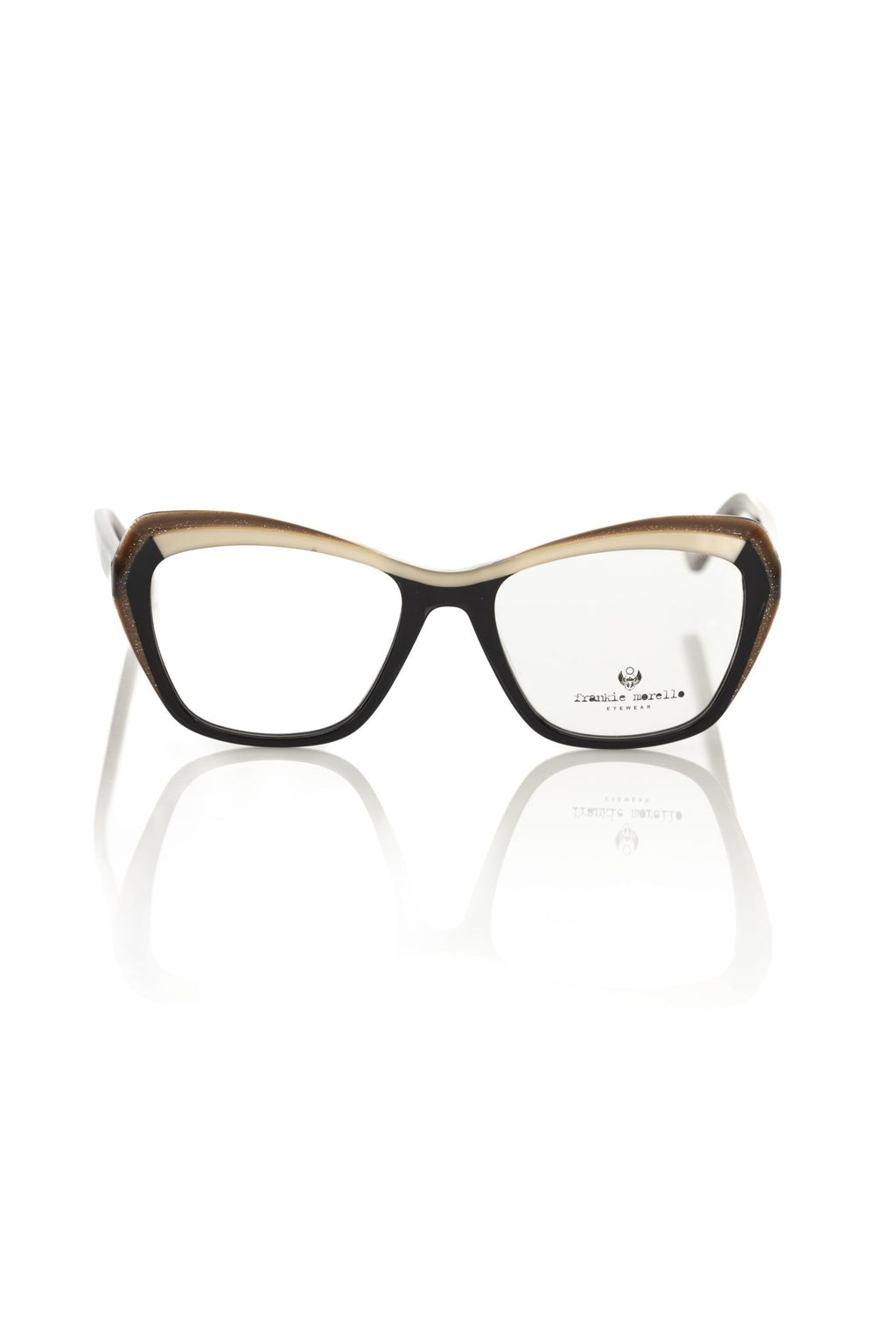 Frankie Morello Black Acetate Glasses Frame