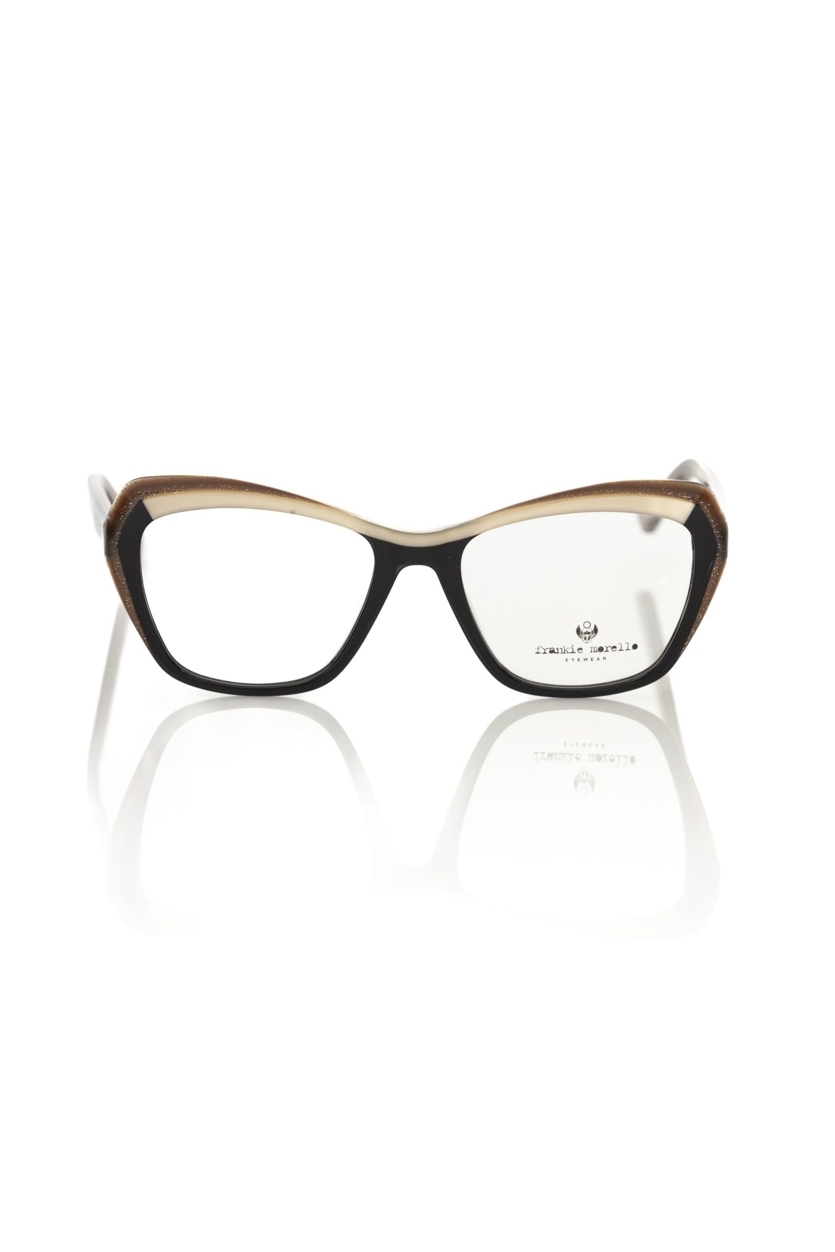 Frankie Morello Black Acetate Glasses Frame