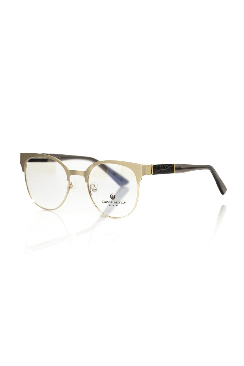 Frankie Morello Gold Acetate Glasses Frame