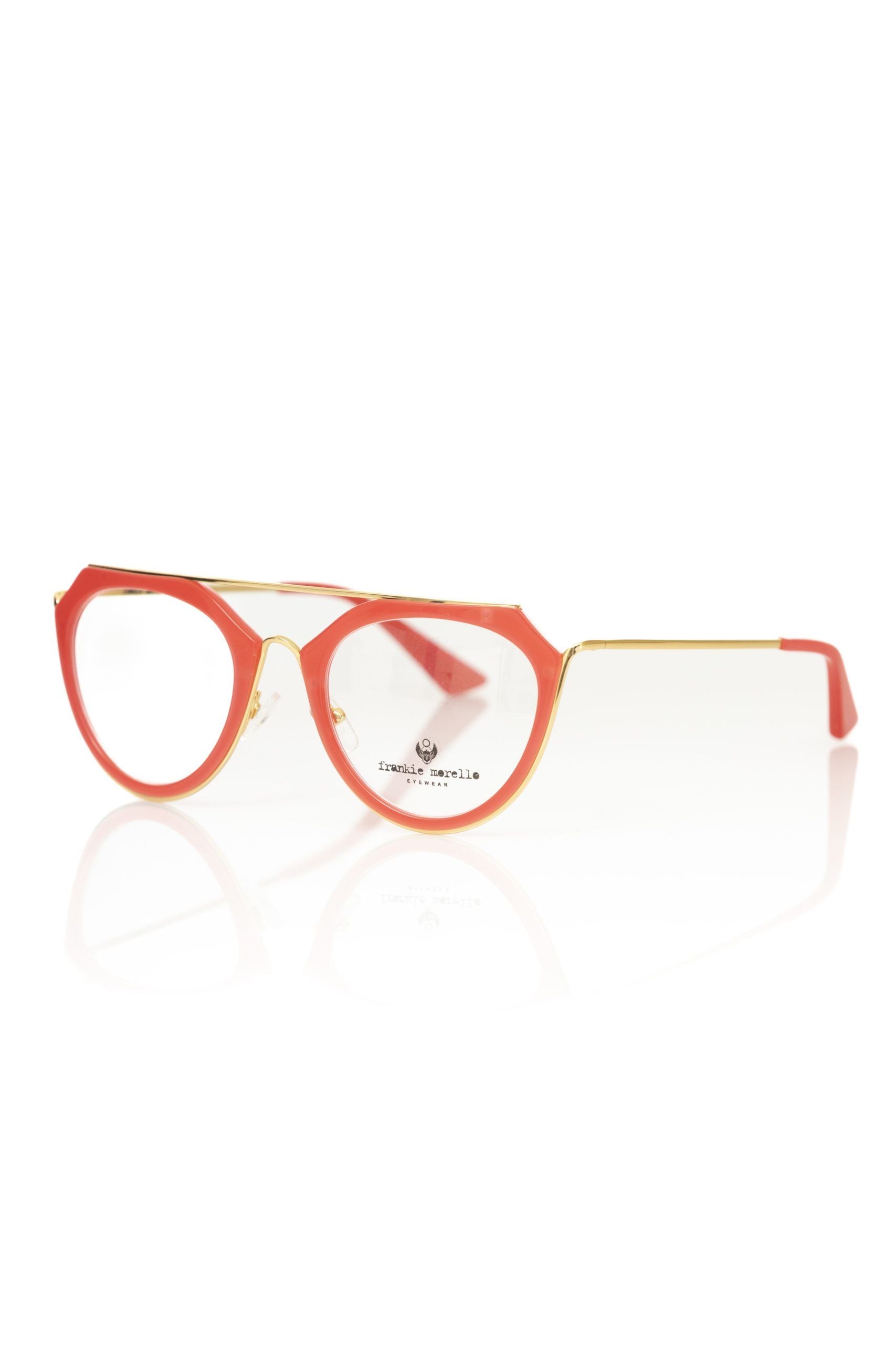 Frankie Morello Red Acetate Glasses Frame