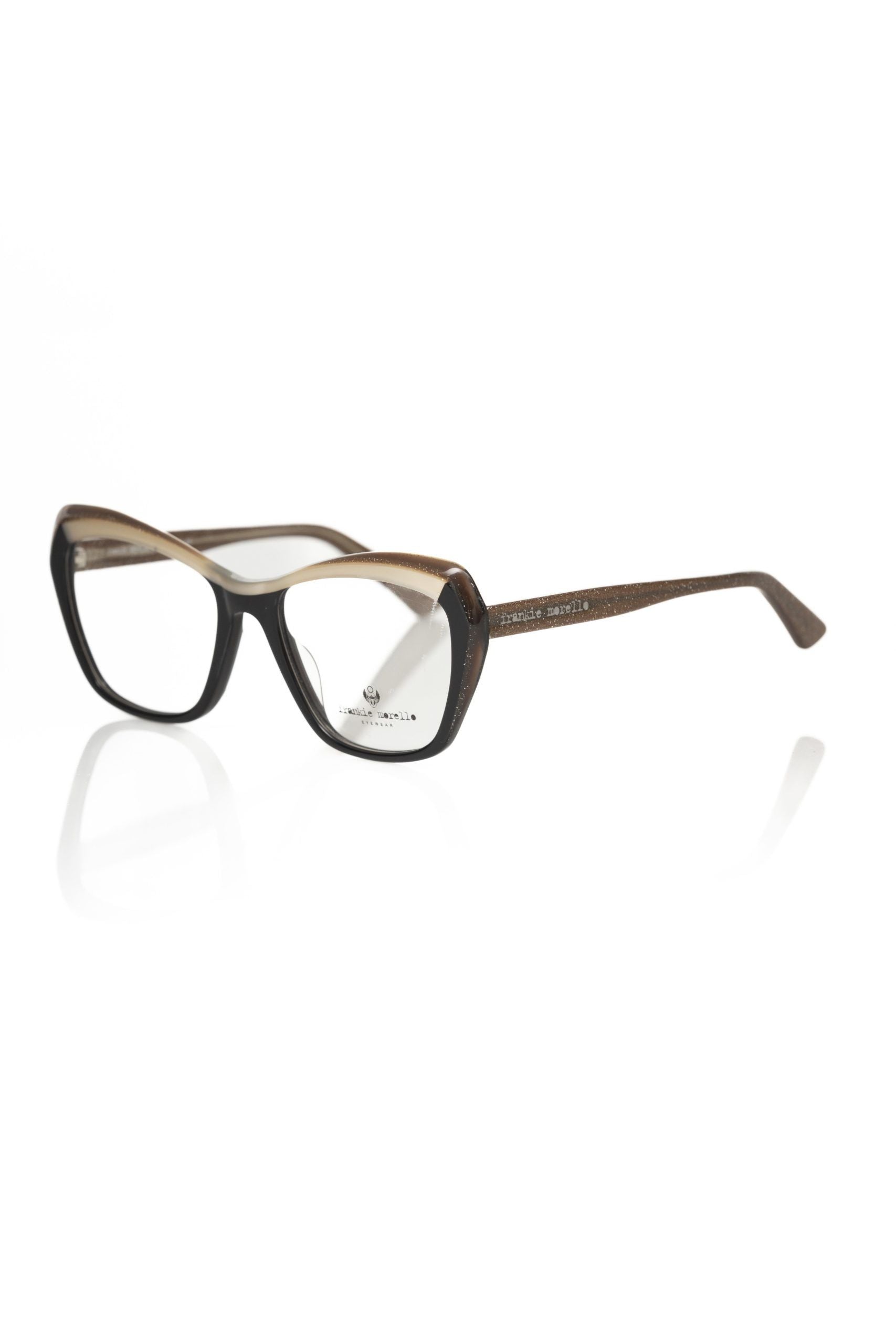 Frankie Morello Black Acetate Women's Eyeglass Frame | Regal Royce