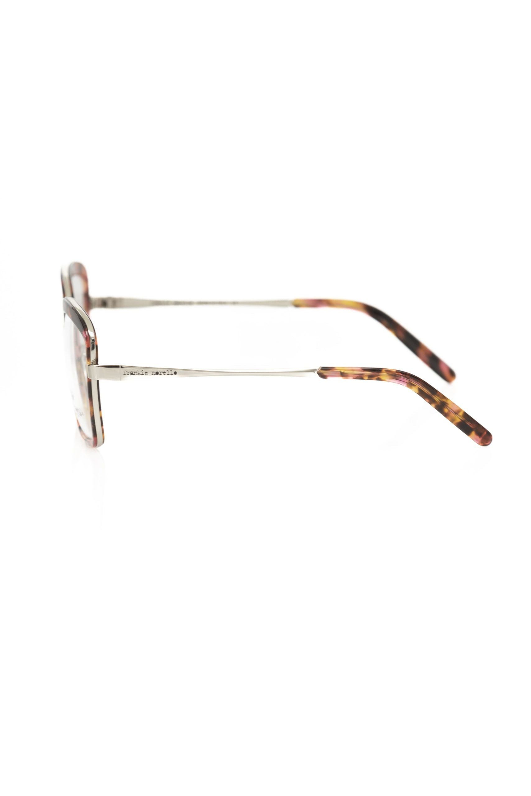 Frankie Morello Red Metallic Fibre Glasses Frame