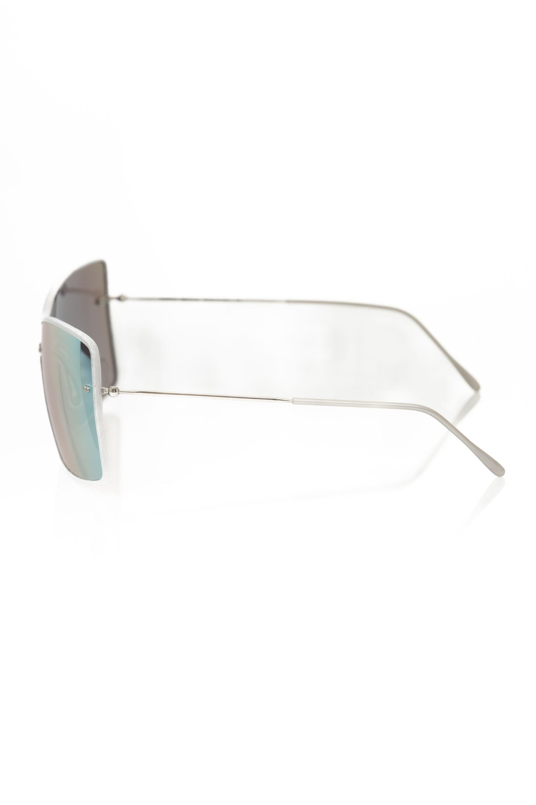 Frankie Morello Silver Metallic Fibre Sunglass