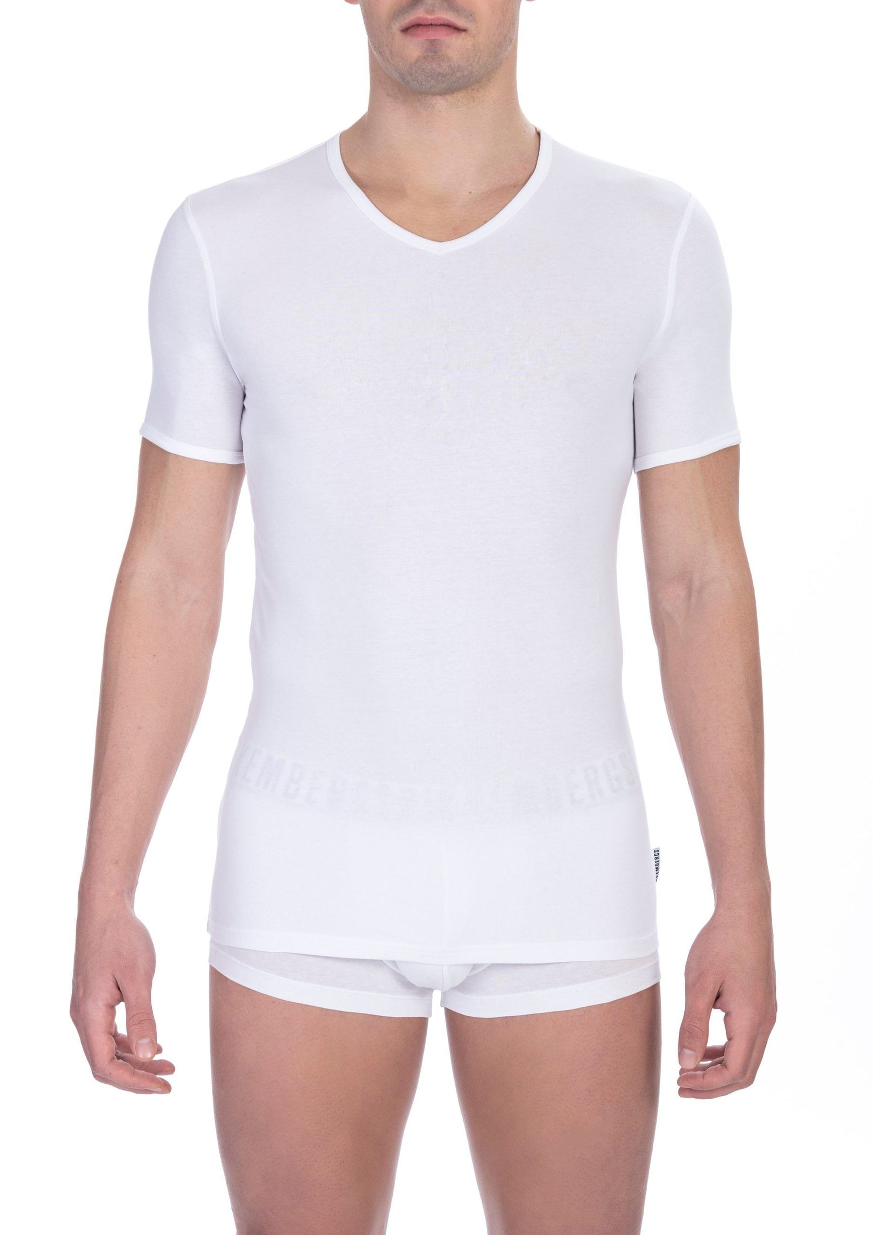Bikkembergs White Cotton Men's T-Shirt | Regal Royce