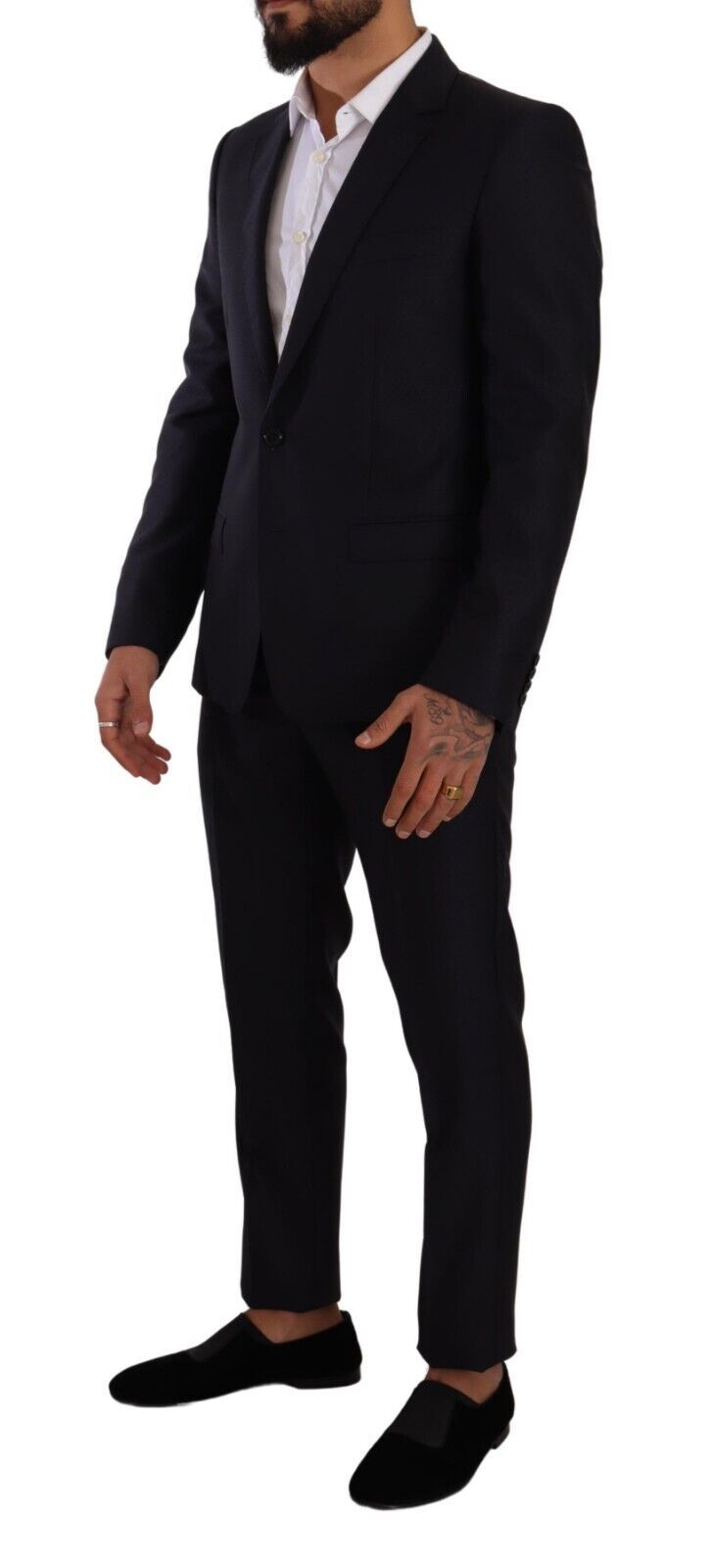 Dolce & Gabbana Blue MARTINI Slim fit 2 Piece Coat Suit | Regal Royce