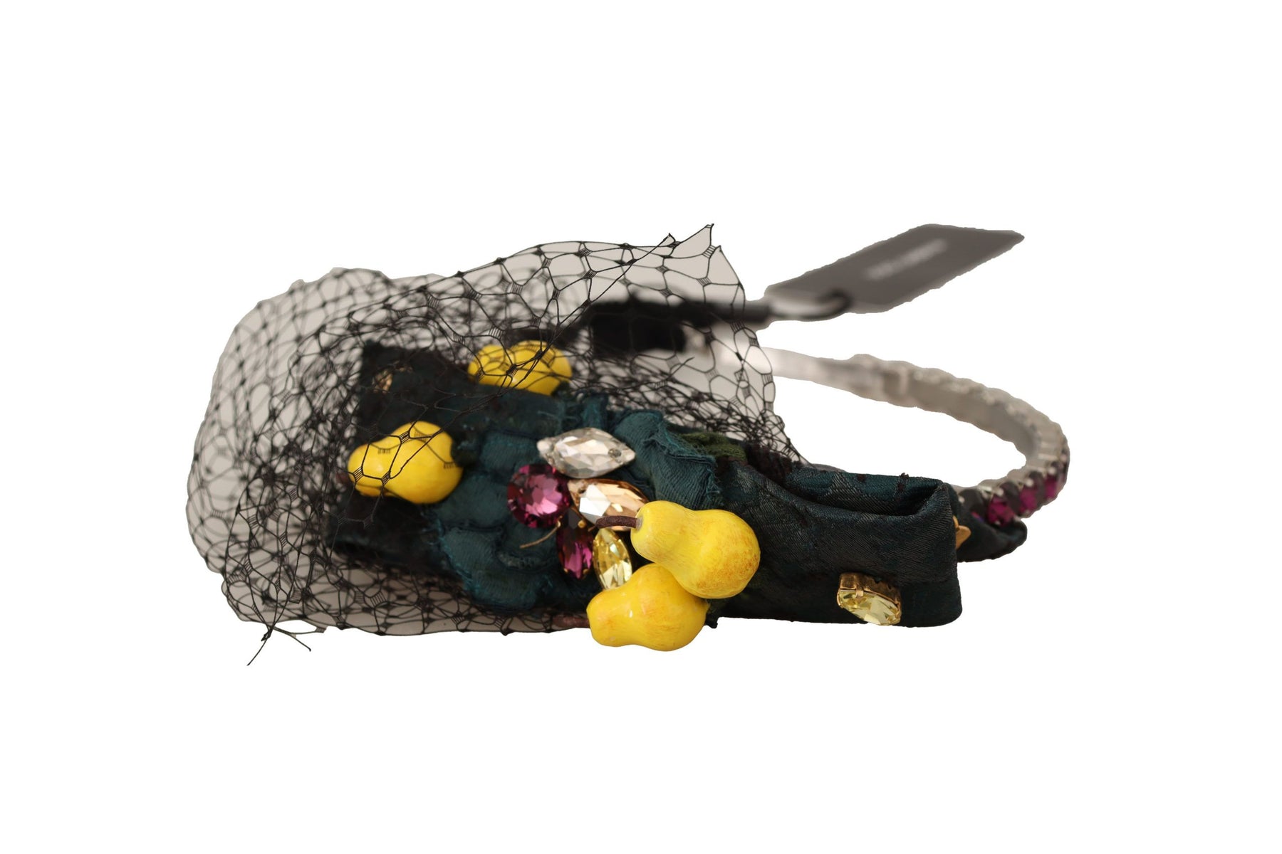 Dolce & Gabbana Purple Crystal Diadem Headband Lemons Sicily Tiara | Regal Royce