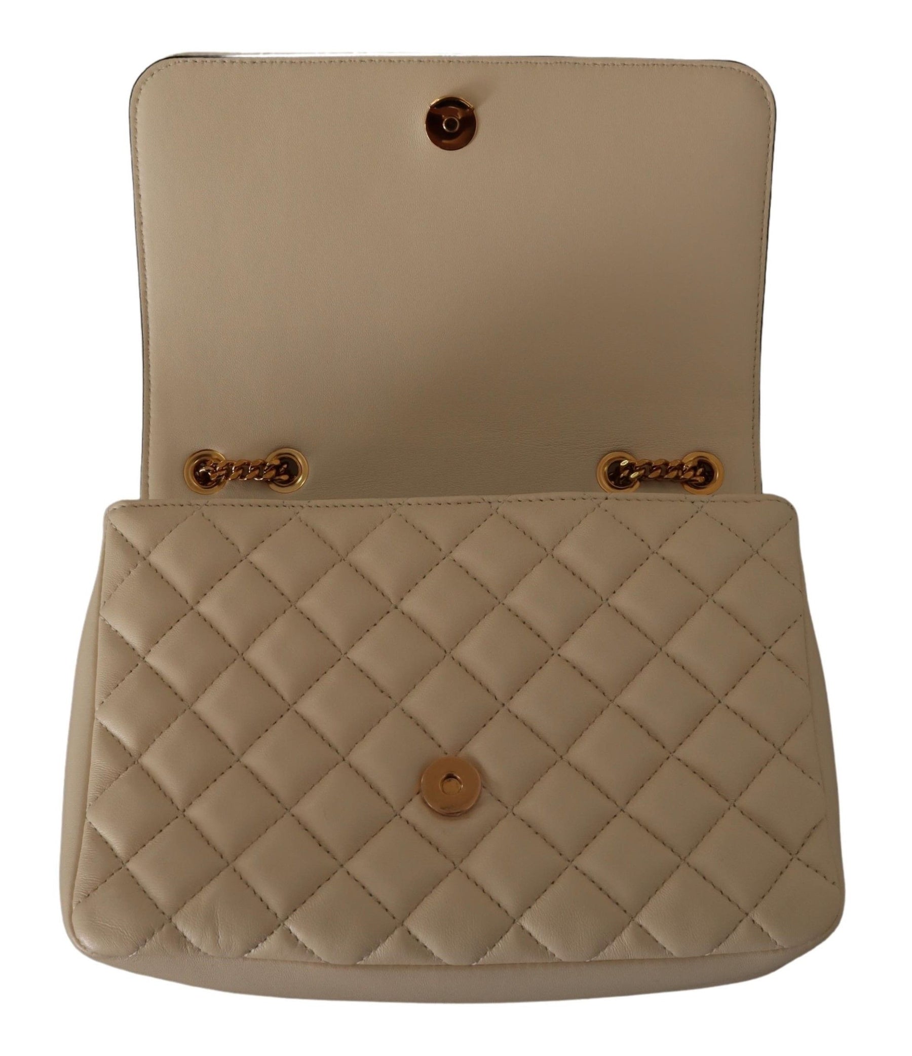 Versace White Nappa Leather Medusa Shoulder Bag | Regal Royce