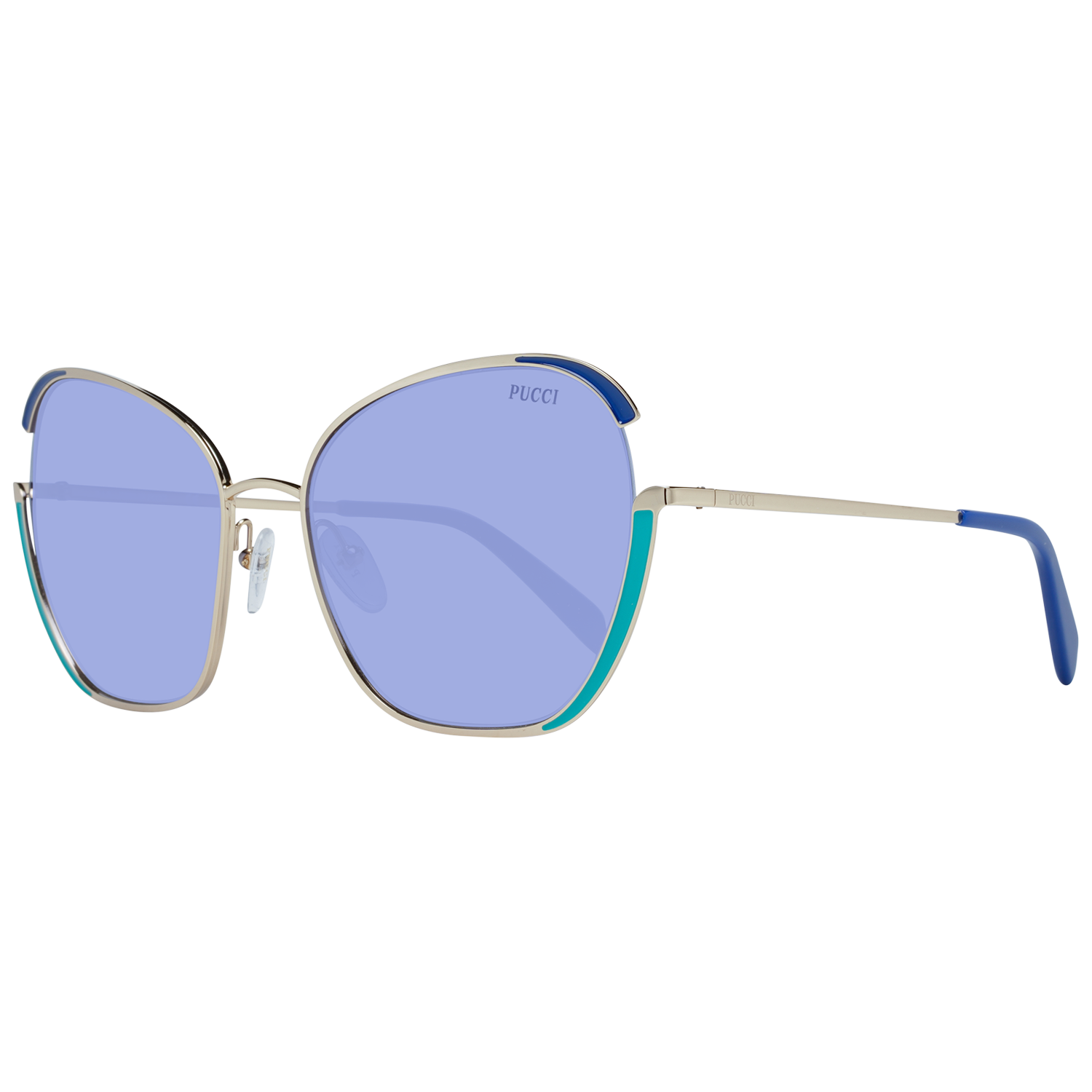 Emilio Pucci Gold Women Sunglass
