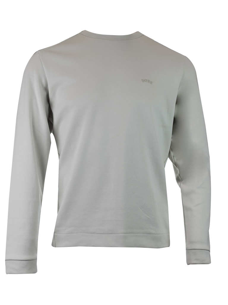 Hugo Boss Beige Cotton Round Neck Sweatshirt | Regal Royce
