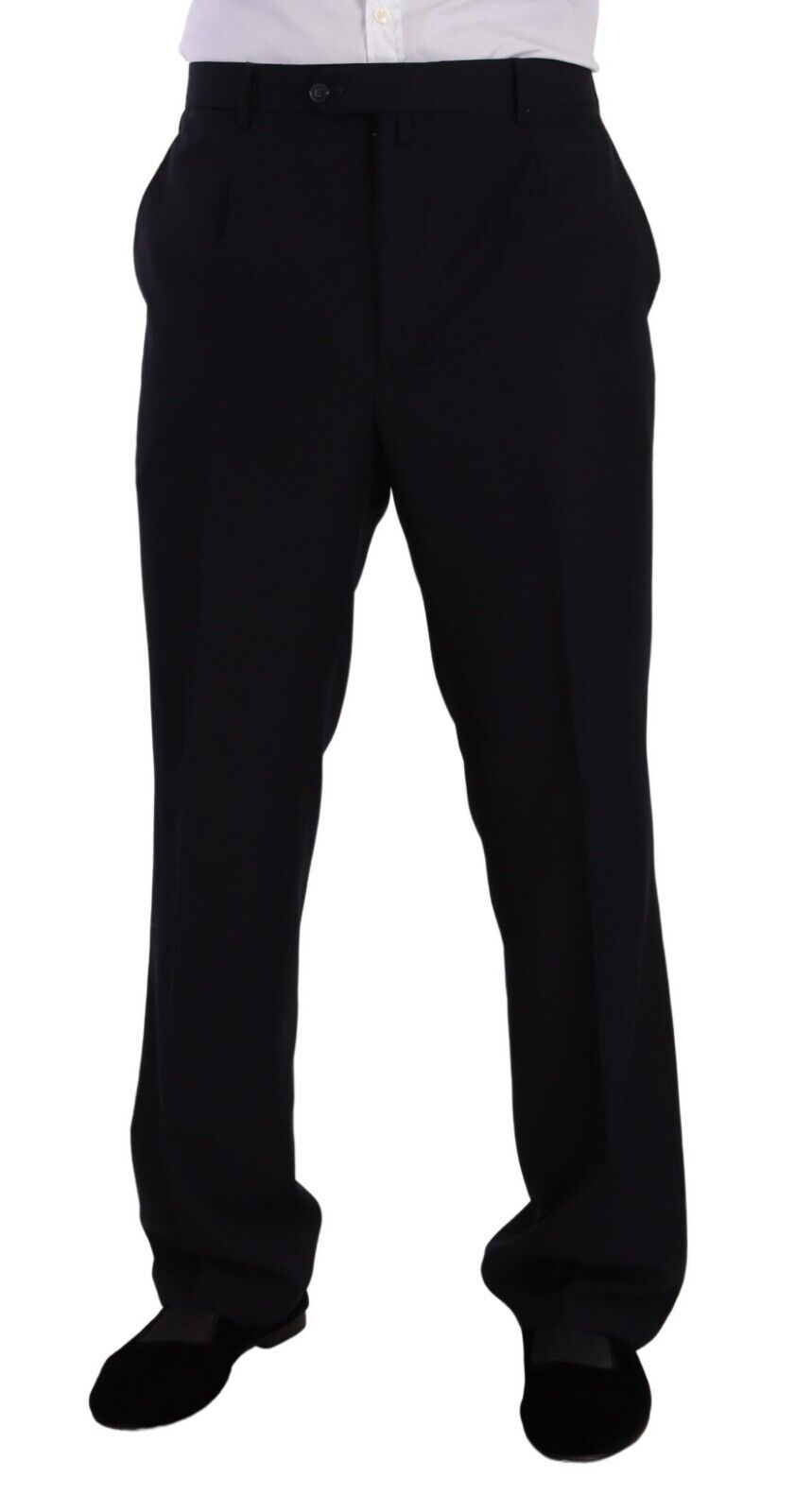 Domenico Tagliente Blue Polyester Single Breasted Formal Suit | Regal Royce