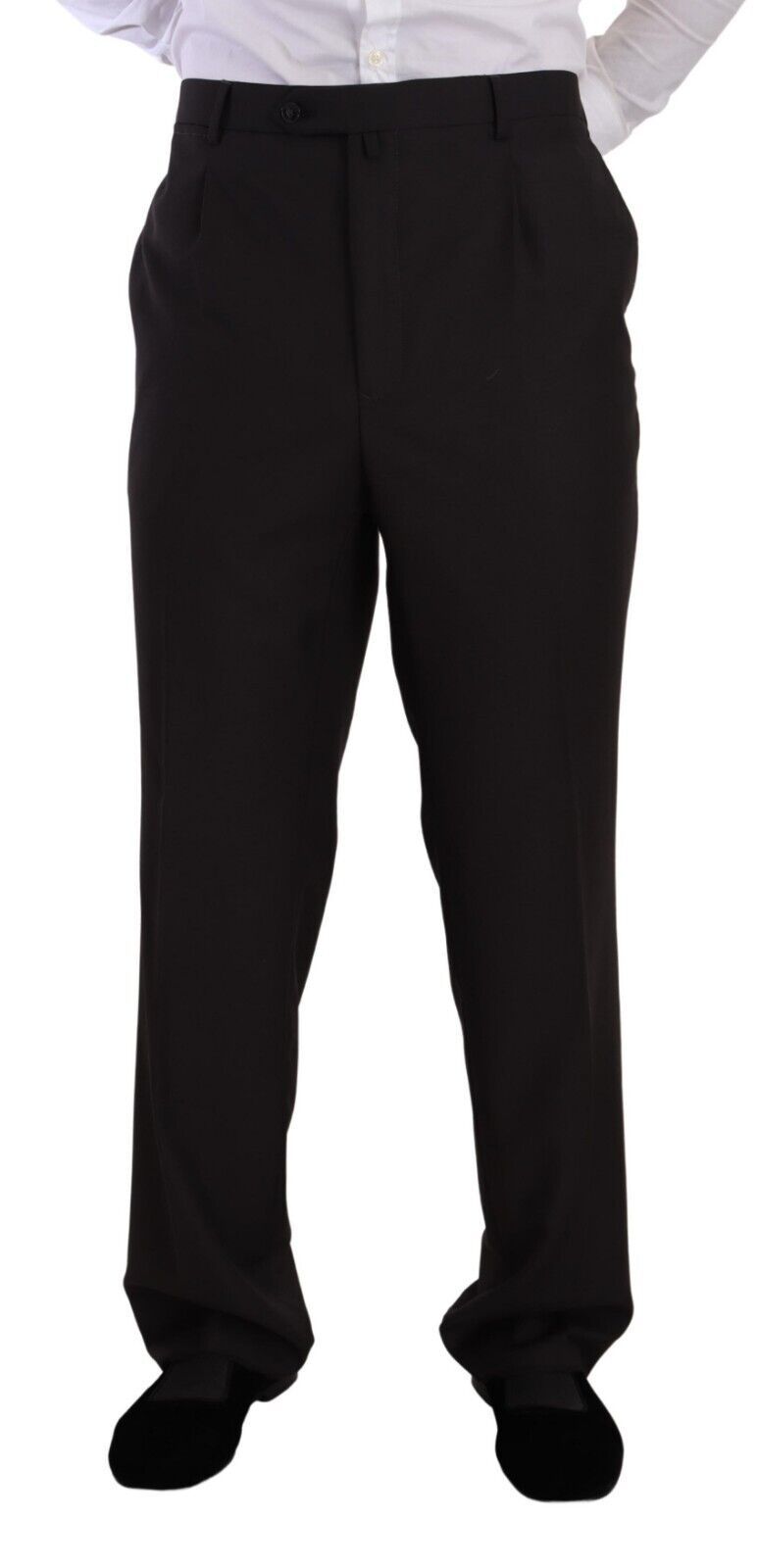 Domenico Tagliente Gray Polyester Single Breasted Formal Suit | Regal Royce