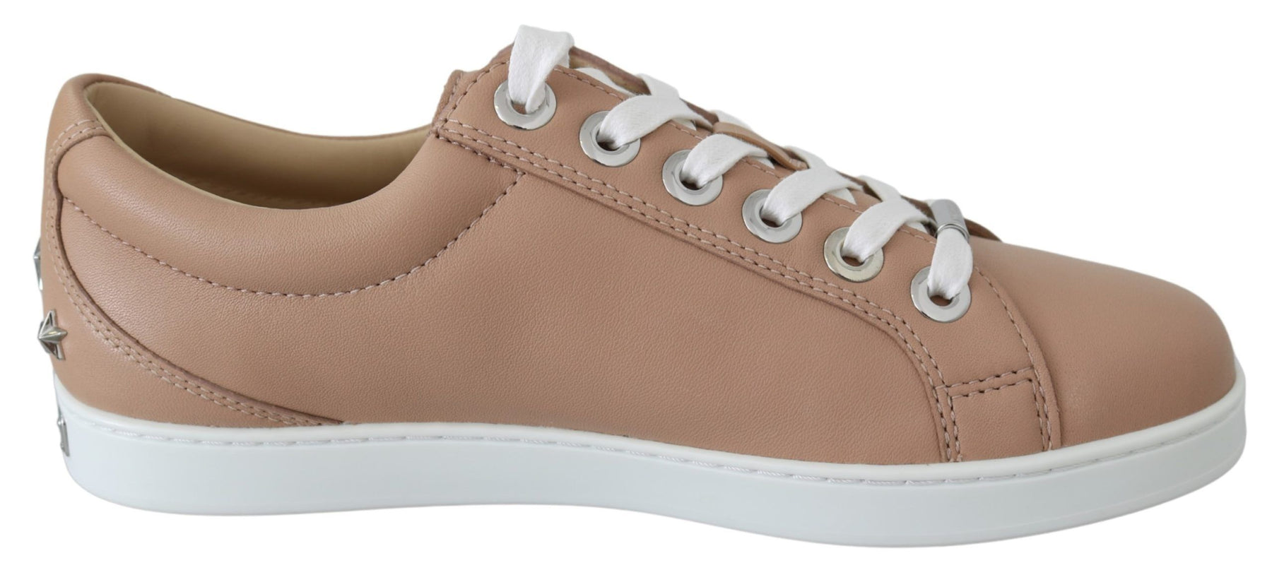 Jimmy Choo Powder Pink Leather Cash Sneakers | Regal Royce