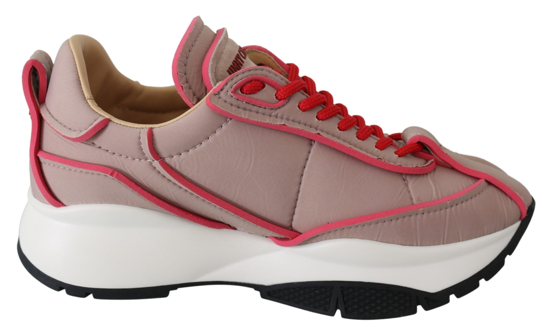 Jimmy Choo Ballet Pink and Red Raine Sneakers | Regal Royce