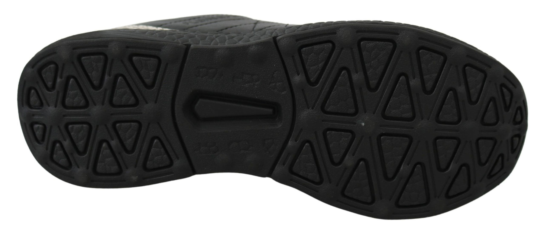 Plein Sport Black Polyester Runner Gisella Sneakers Shoes | Regal Royce