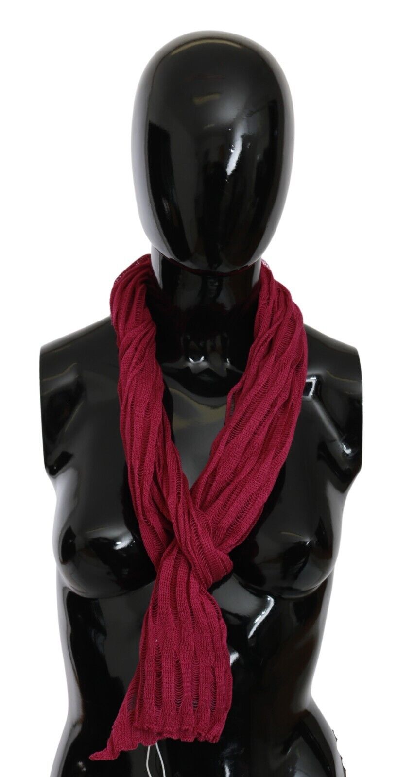 John Galliano Bordeaux Neck Wrap Shawl Foulard Scarf | Regal Royce