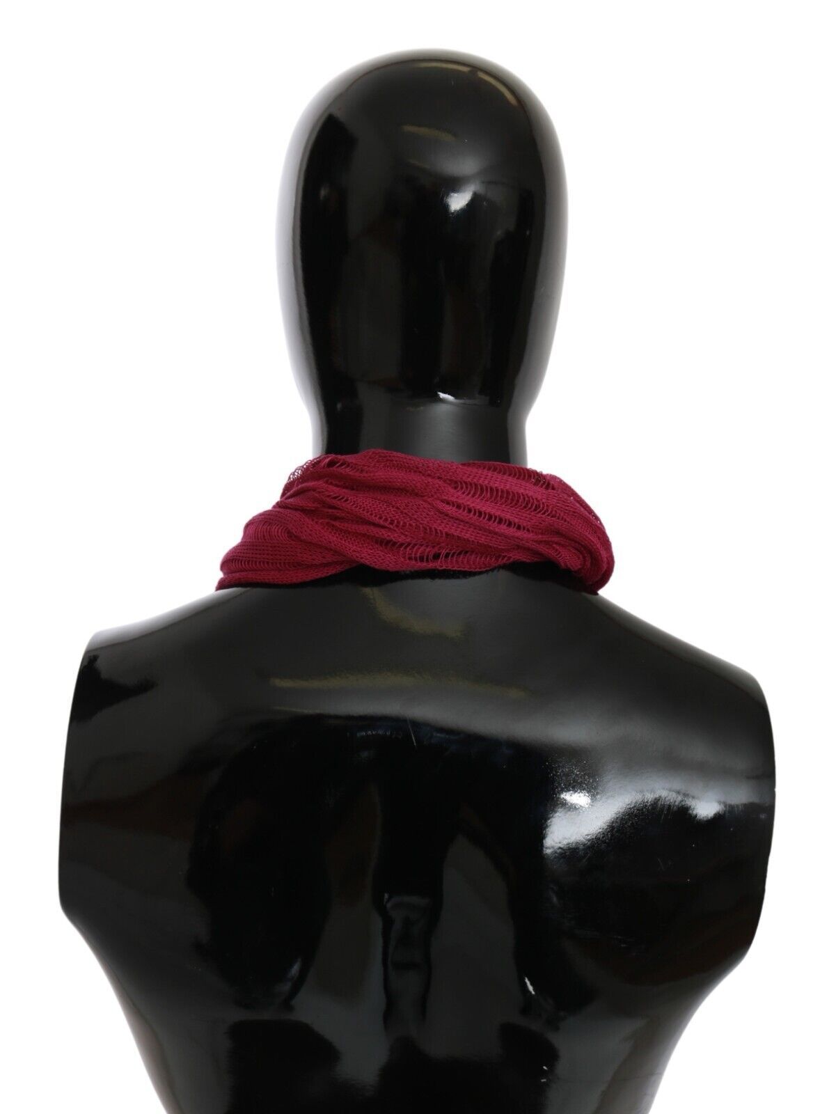 John Galliano Bordeaux Neck Wrap Shawl Foulard Scarf | Regal Royce