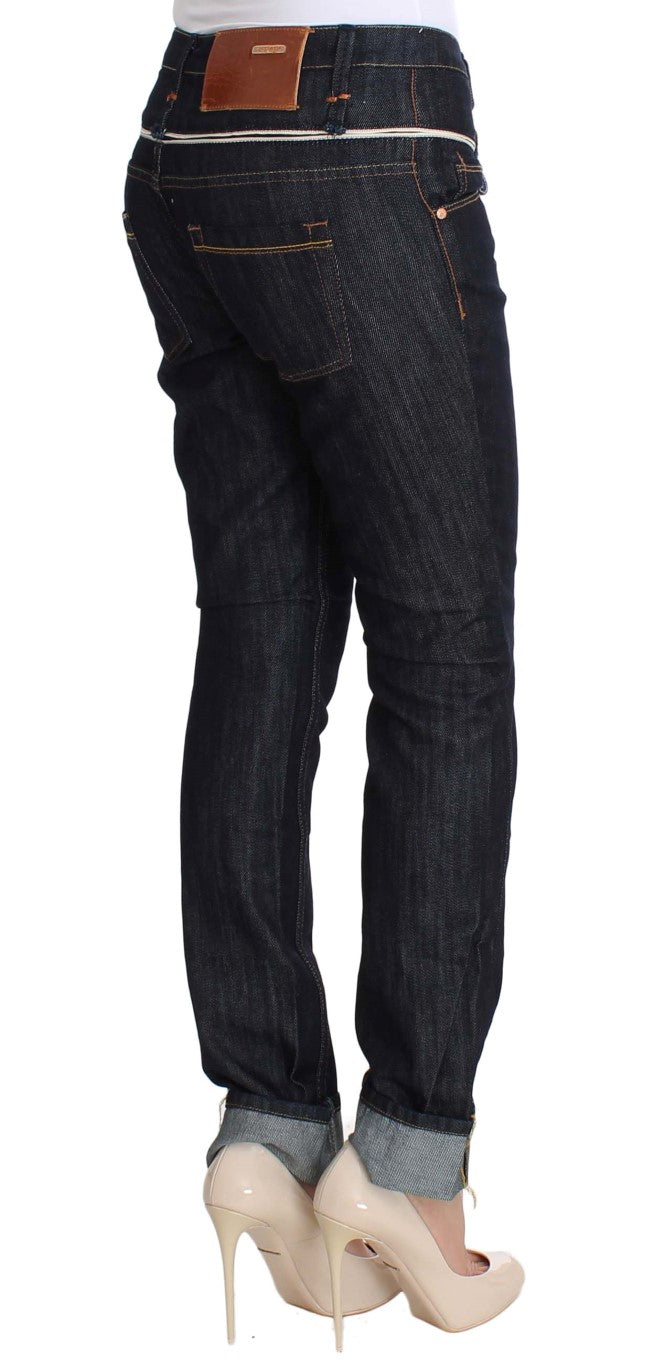 Acht Blue Denim Cotton Bottoms Straight Fit Jeans | Regal Royce