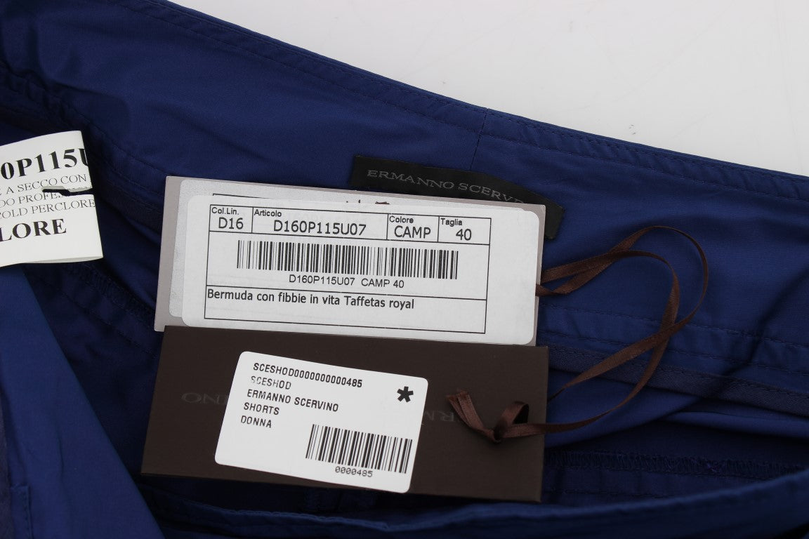 Ermanno Scervino Blue Above Knees Bermuda Shorts | Regal Royce