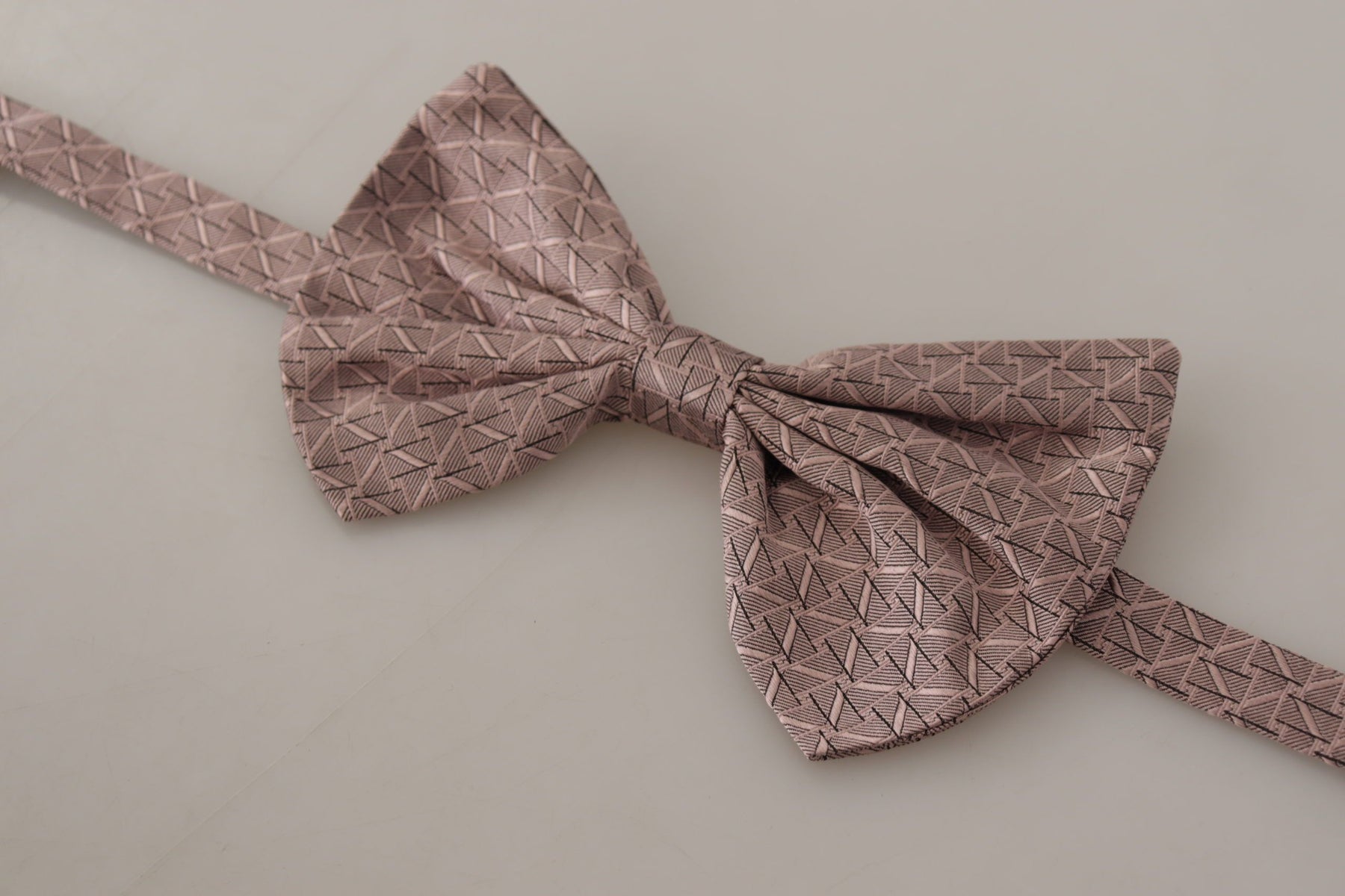 Dolce & Gabbana Gray Fantasy Print Adjustable Neck Papillon Bow Tie | Regal Royce