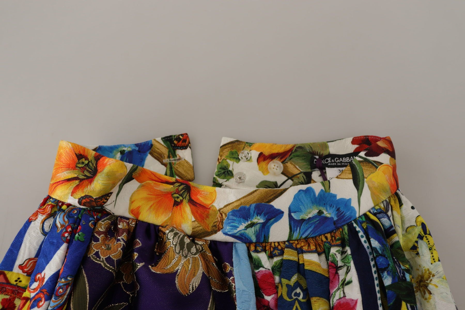 Dolce & Gabbana Multicolor Patchwork Sicily Long Maxi Skirt | Regal Royce