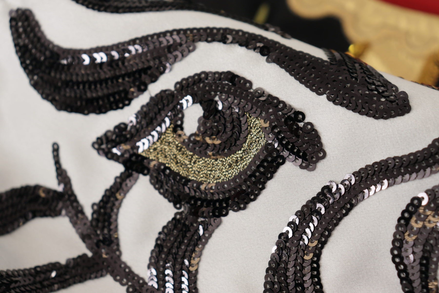 Dolce & Gabbana Black Love Clock Sequined Piano Skirt | Regal Royce