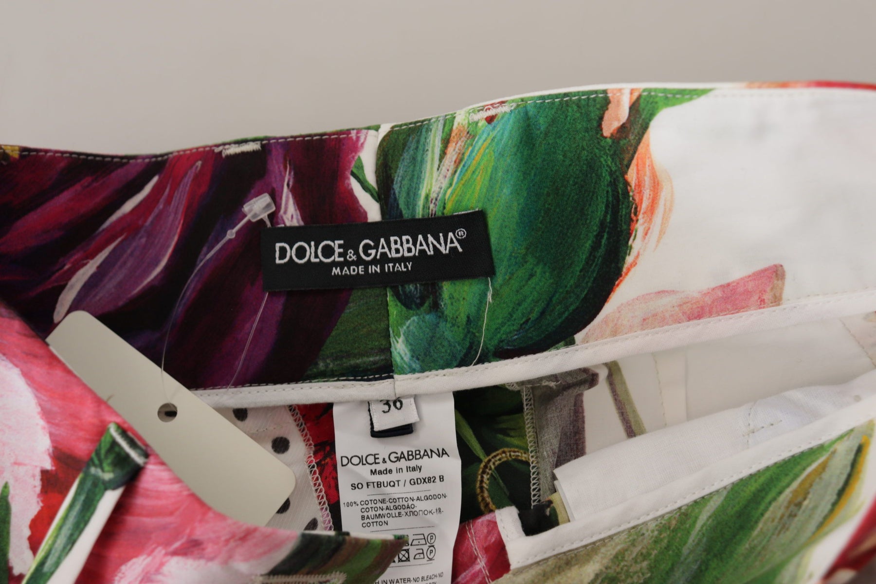 Dolce & Gabbana Multicolor High Waist Hot Pants Shorts | Regal Royce