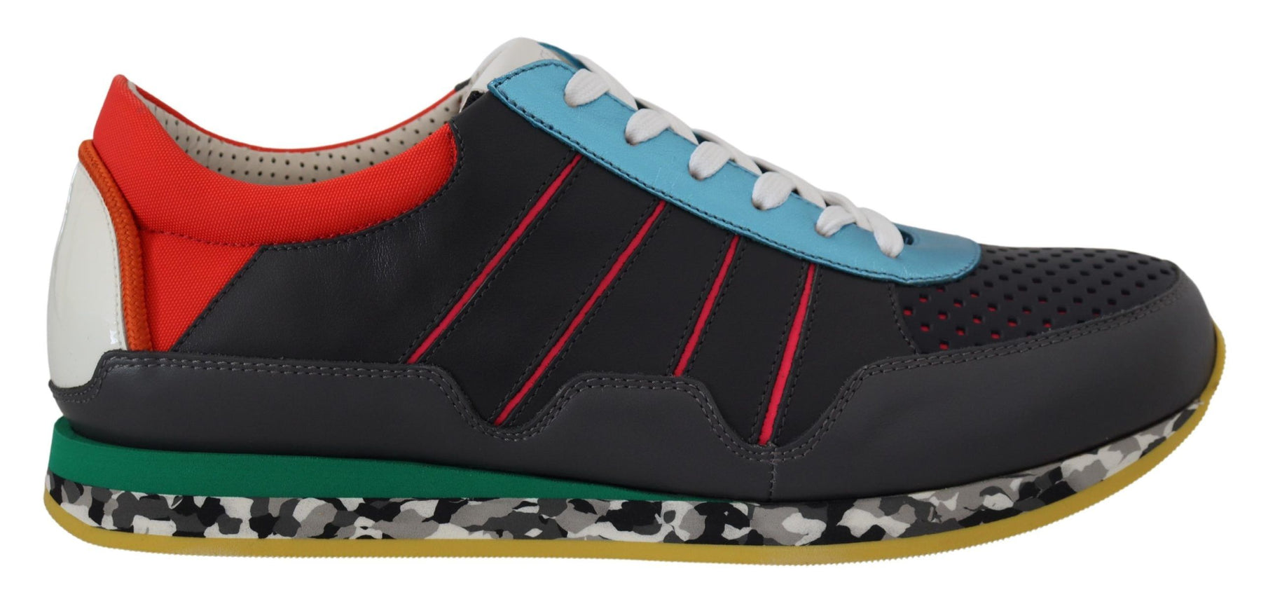 Dolce & Gabbana Multicolor Sport Low Top Shoes Sneakers | Regal Royce