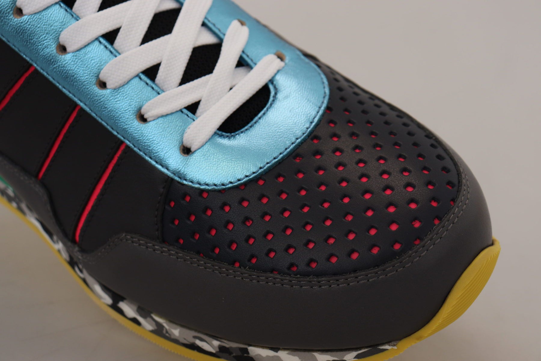 Dolce & Gabbana Multicolor Sport Low Top Shoes Sneakers | Regal Royce