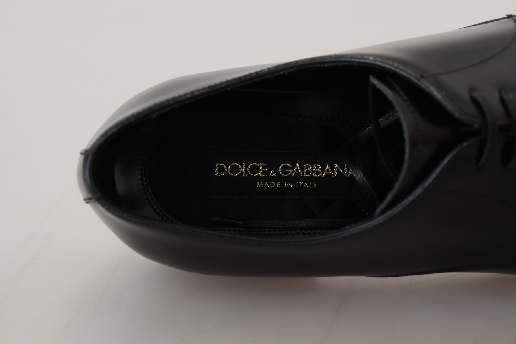Dolce & Gabbana Black Leather Formal Dress Shoes | Regal Royce