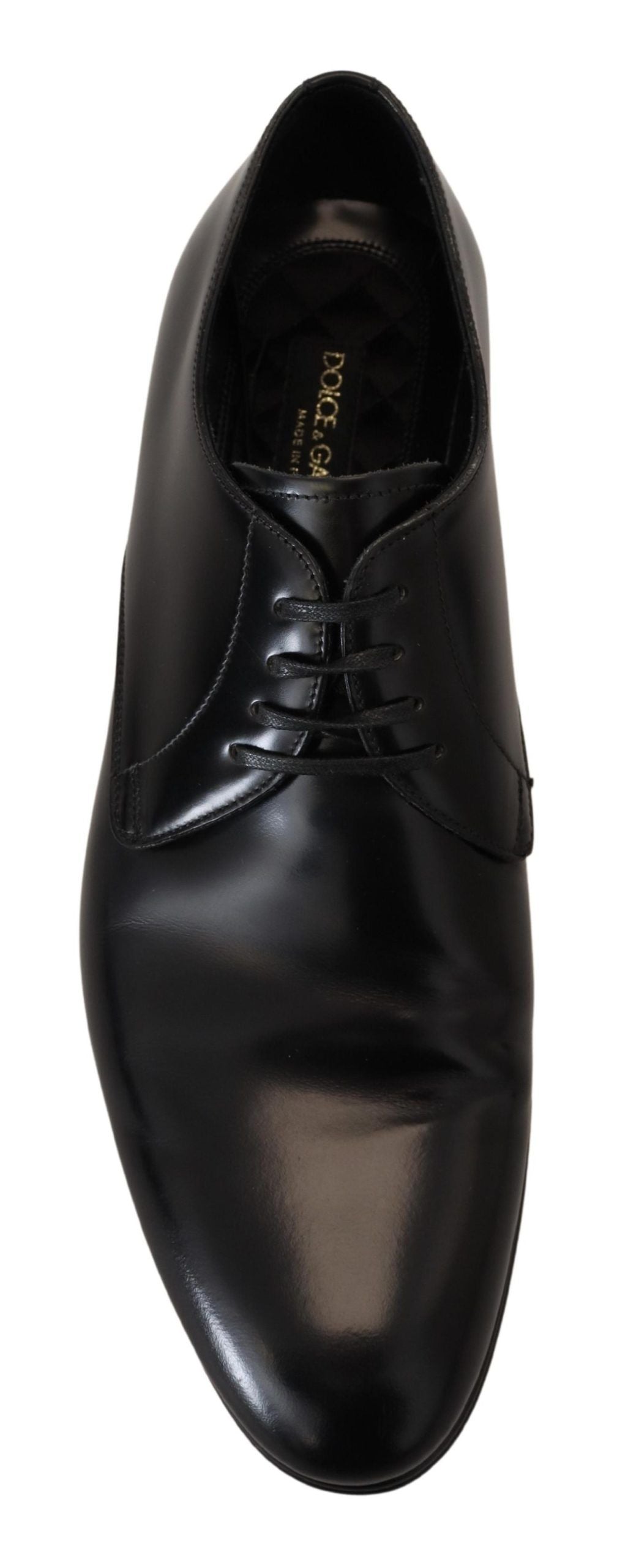 Dolce & Gabbana Black Leather Formal Dress Shoes | Regal Royce