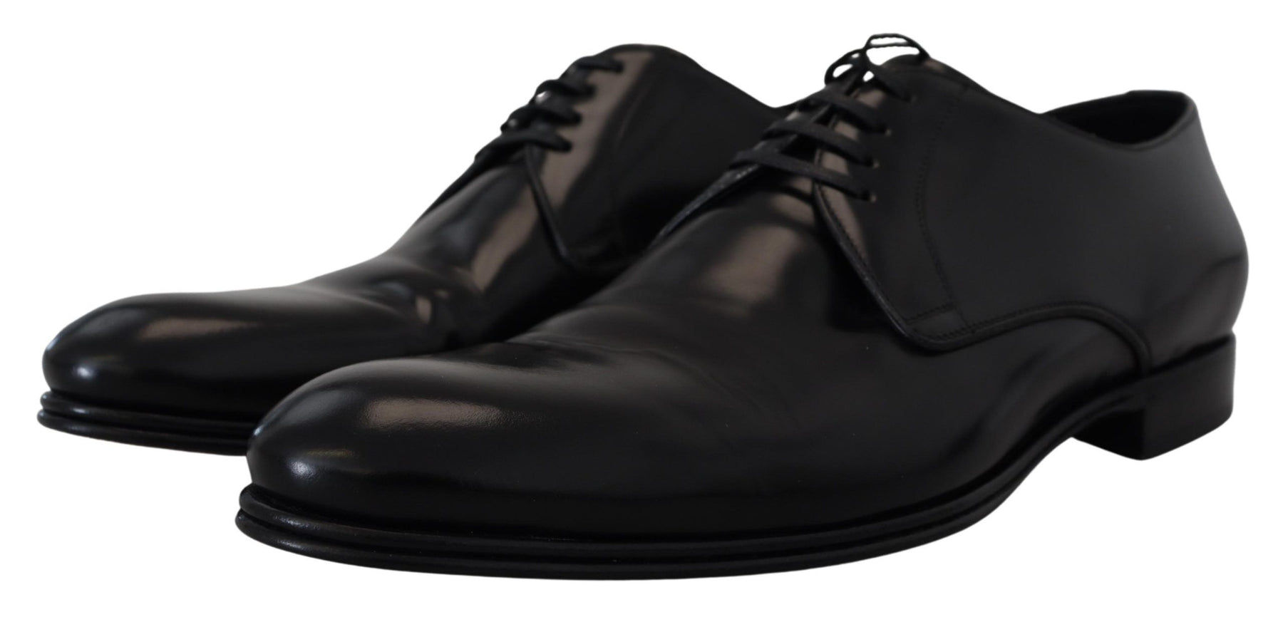 Dolce & Gabbana Black Leather Formal Dress Shoes | Regal Royce