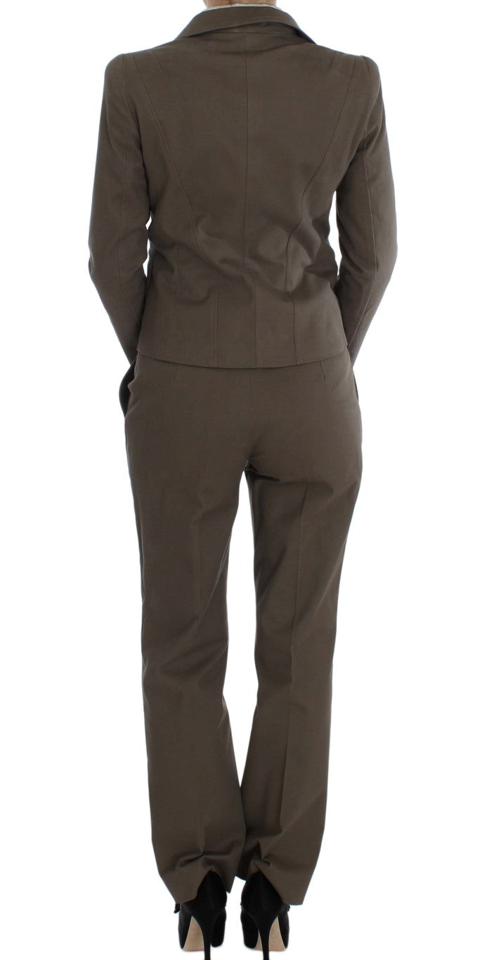 BENCIVENGA Beige Wool Cotton Suit | Regal Royce