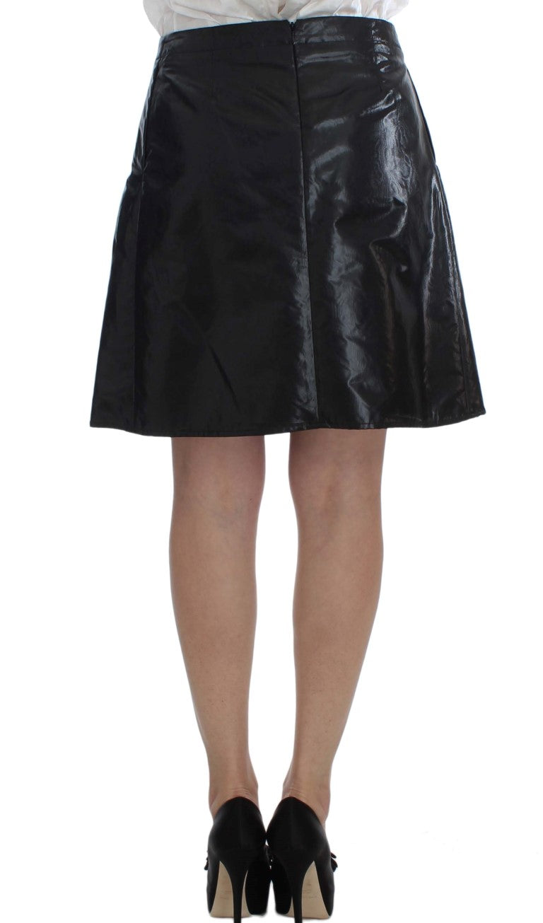 Exte Black Blue Two Piece Suit Skirt & Blazer | Regal Royce