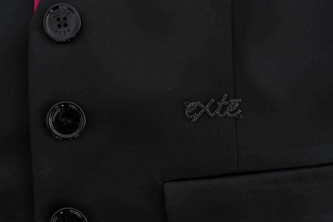 Exte Black Pink Two Piece Suit Skirt & Blazer | Regal Royce