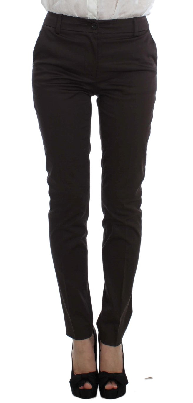 Exte Brown Stretch Two Button Suit | Regal Royce