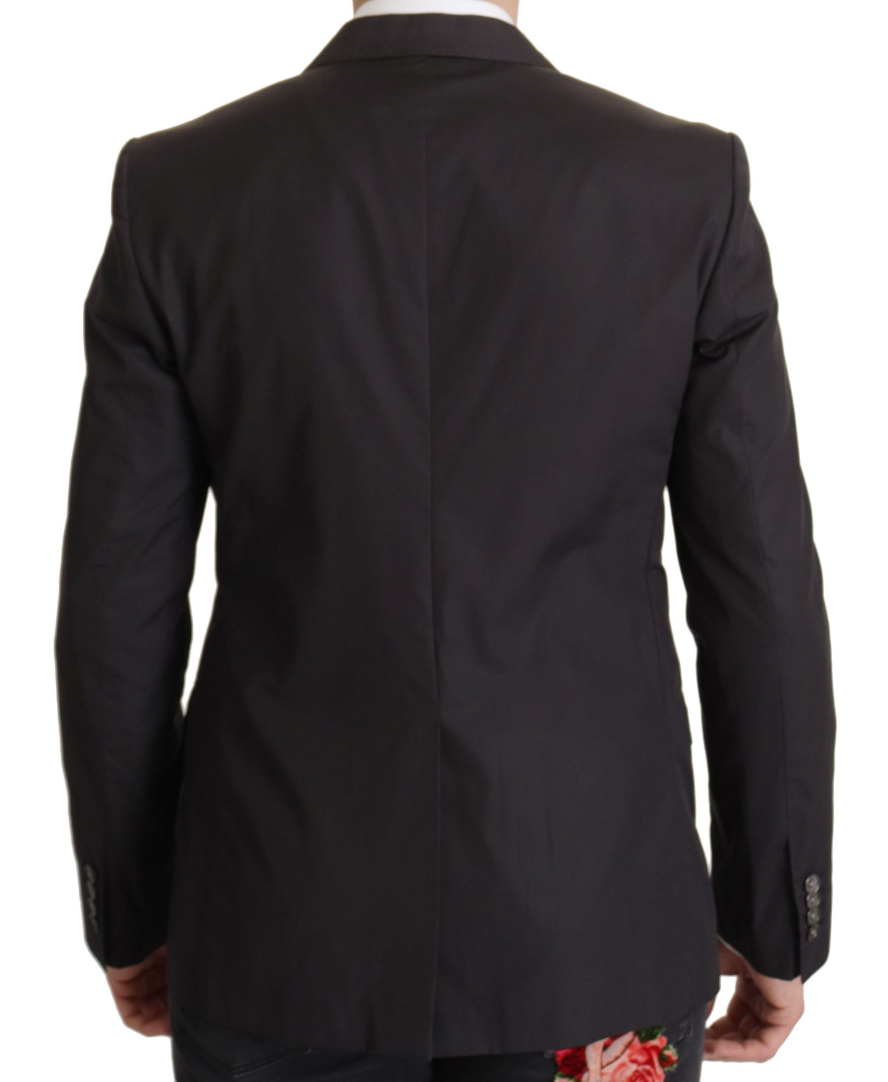 Dolce & Gabbana Black Single Breasted TAORMINA Breasted Blazer | Regal Royce