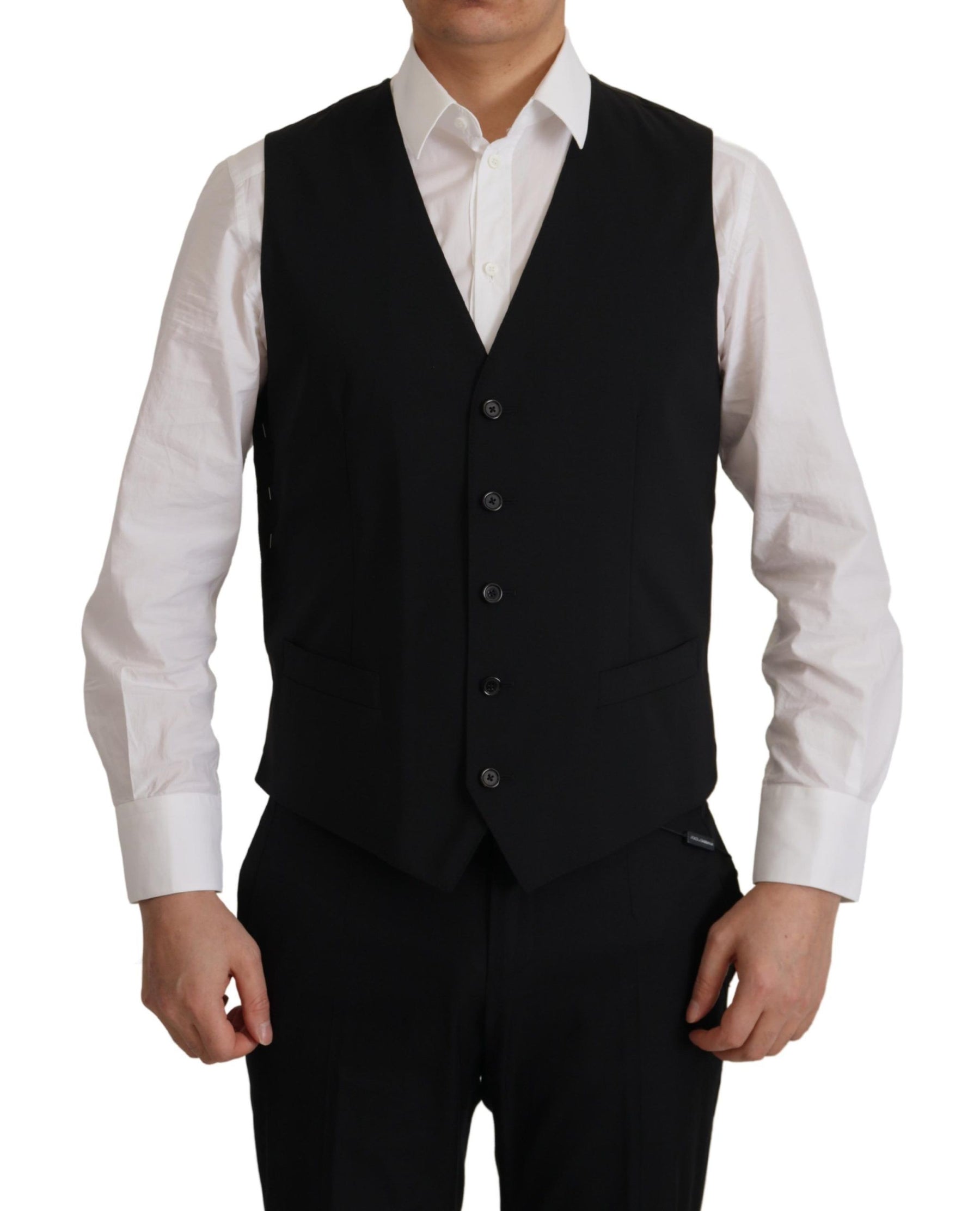Dolce & Gabbana Black Jacket Vest 2 Piece MARTINI Blazer | Regal Royce