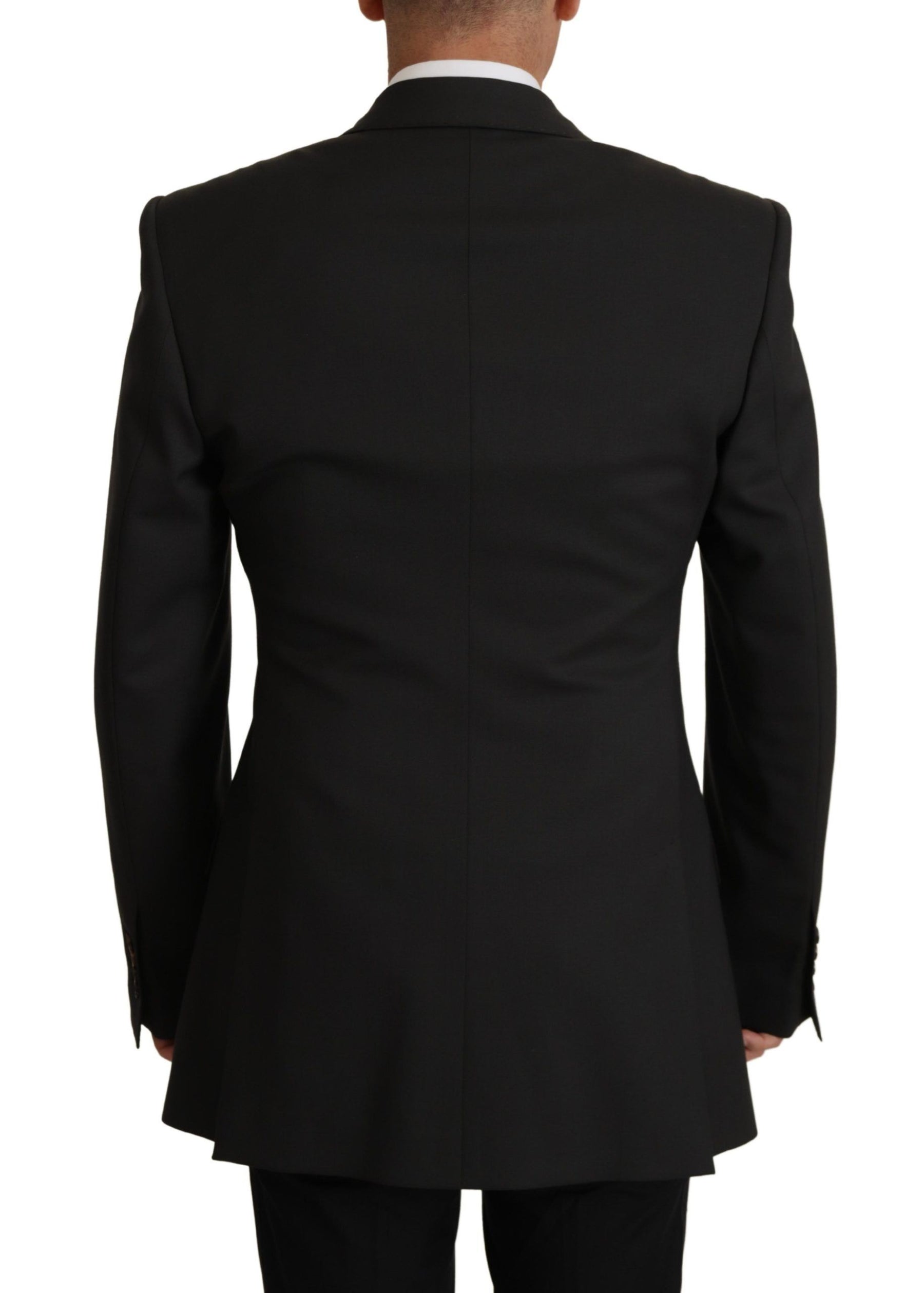 Dolce & Gabbana Black Wool Single Breasted Blazer v | Regal Royce
