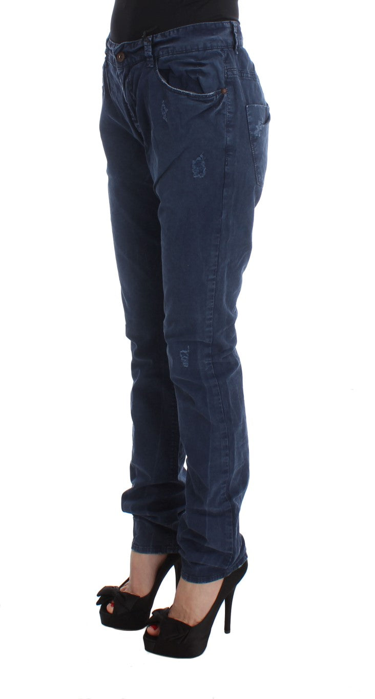 Costume National Blue Cotton Blend Denim Jeans | Regal Royce