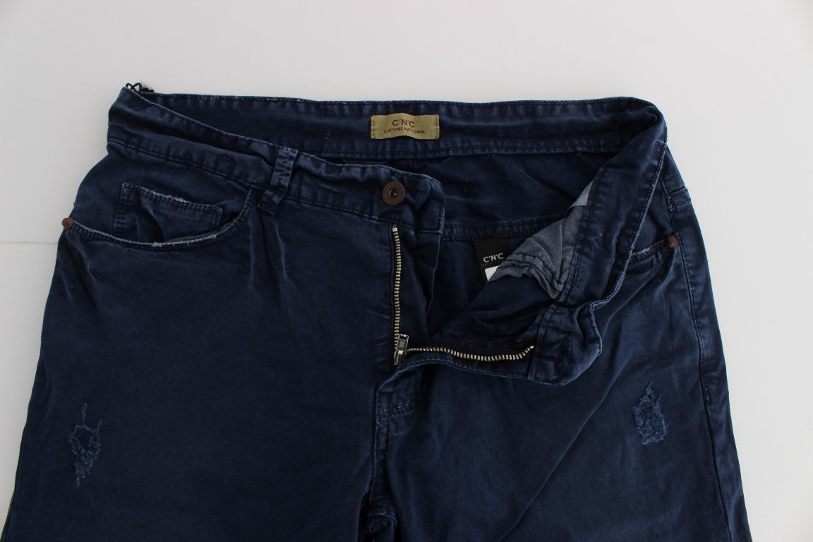 Costume National Blue Cotton Blend Denim Jeans | Regal Royce