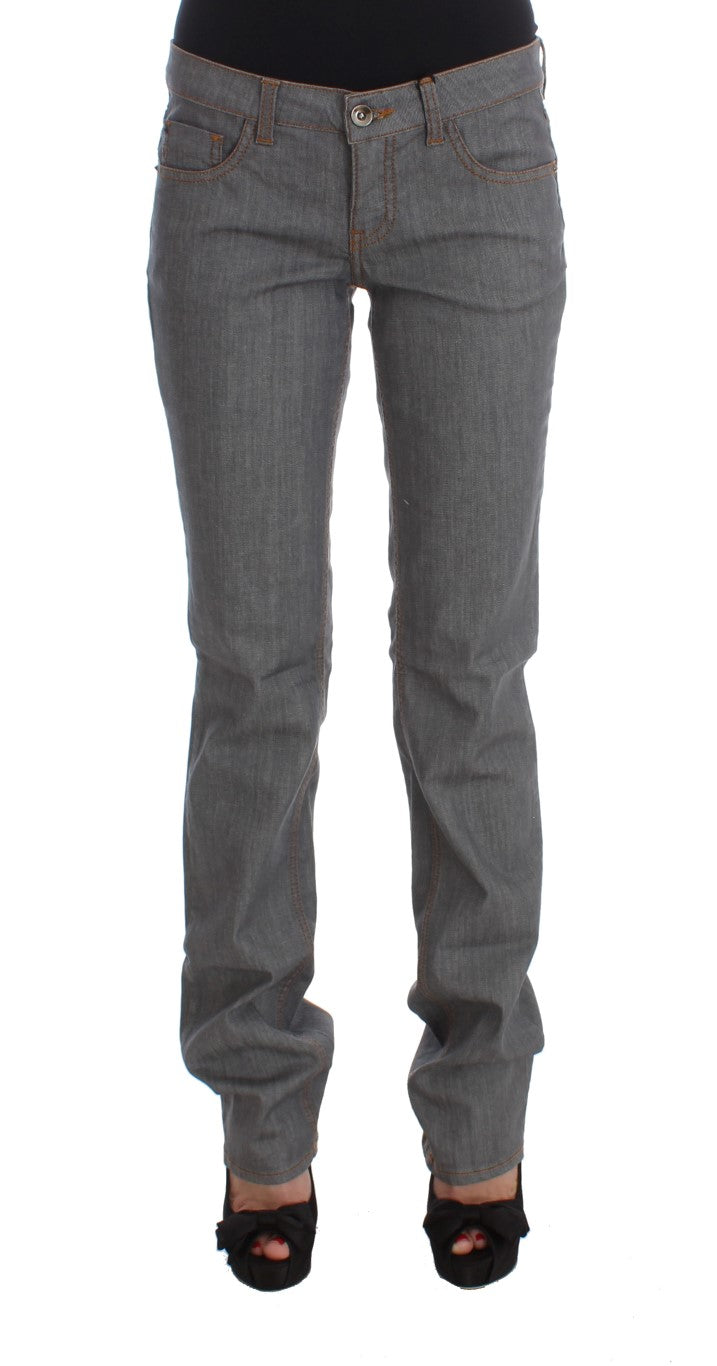 Costume National Gray Cotton Regular Fit Denim Jeans | Regal Royce