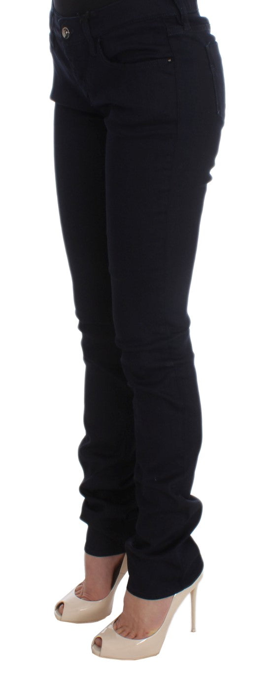 Costume National Blue Cotton Blend Slim Fit Jeans | Regal Royce