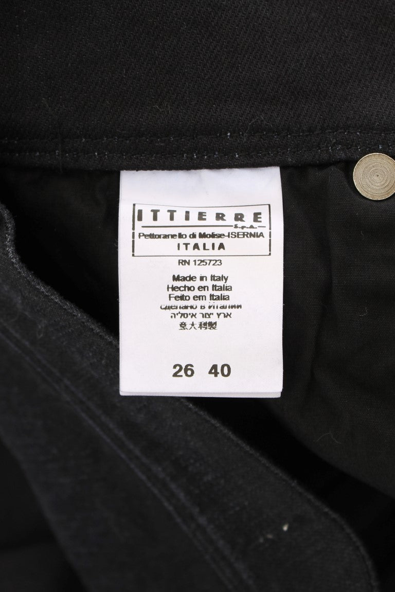 Ermanno Scervino Blue Cotton Blend Slim Fit Bootcut Jeans | Regal Royce